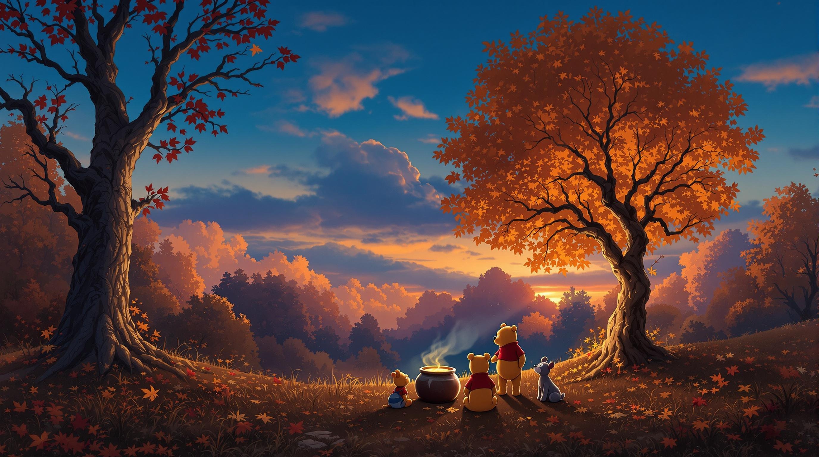 Autumn in Hundred Acre Wood