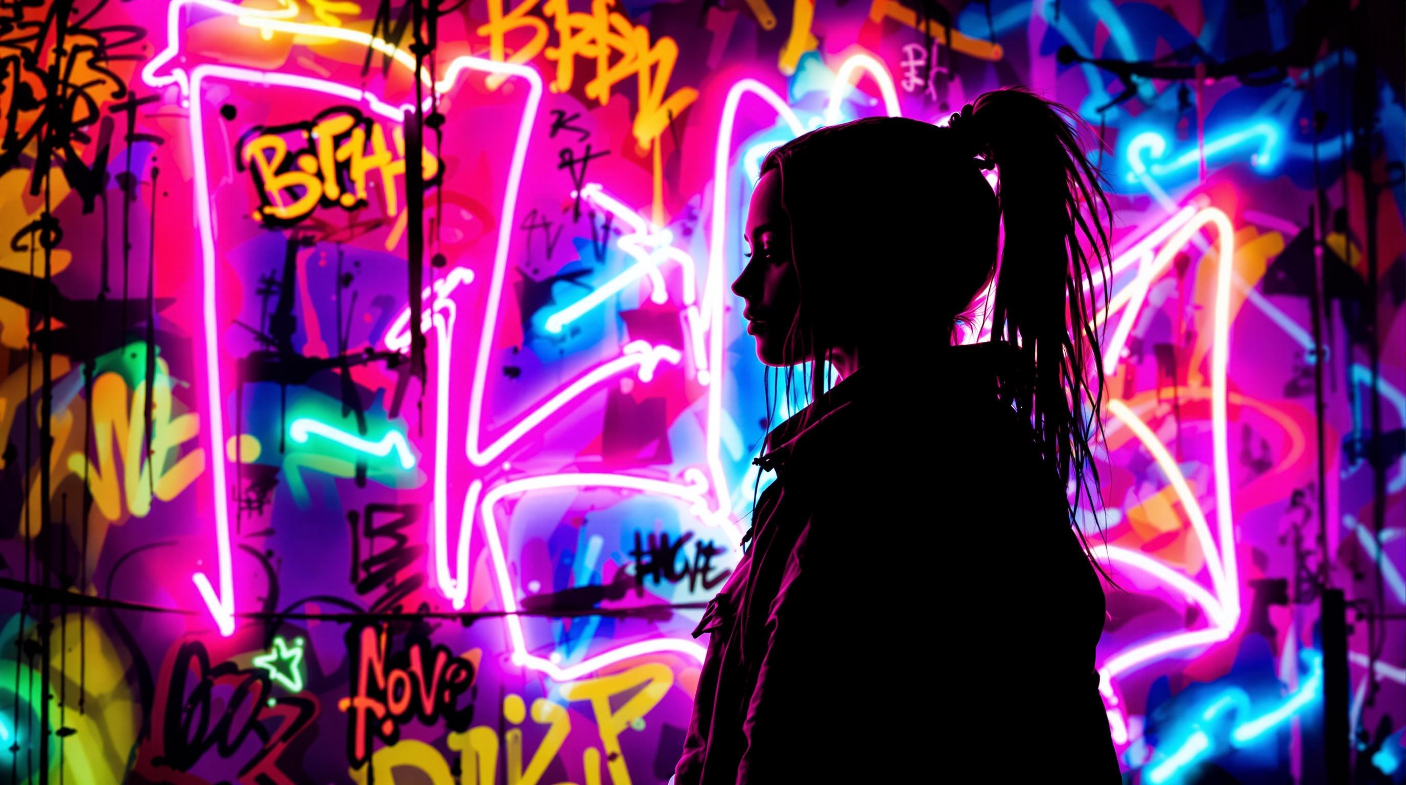 Billie Eilish Graffiti Art