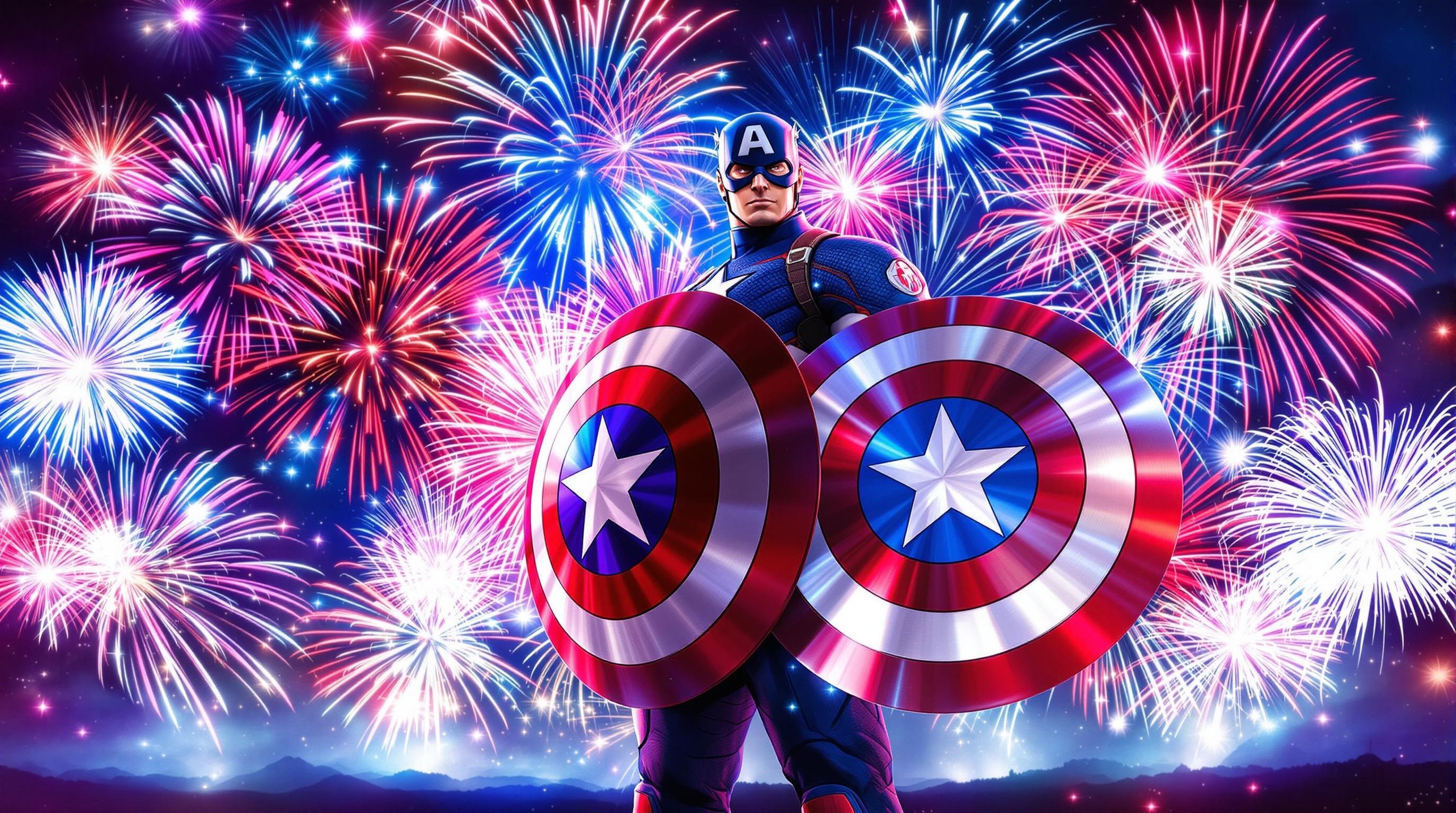 Captain America Fireworks