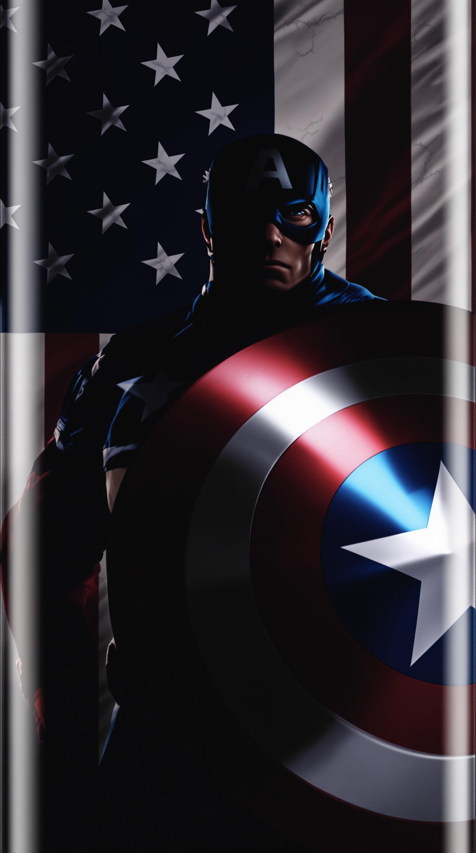 Captain America Heroic Wallpaper