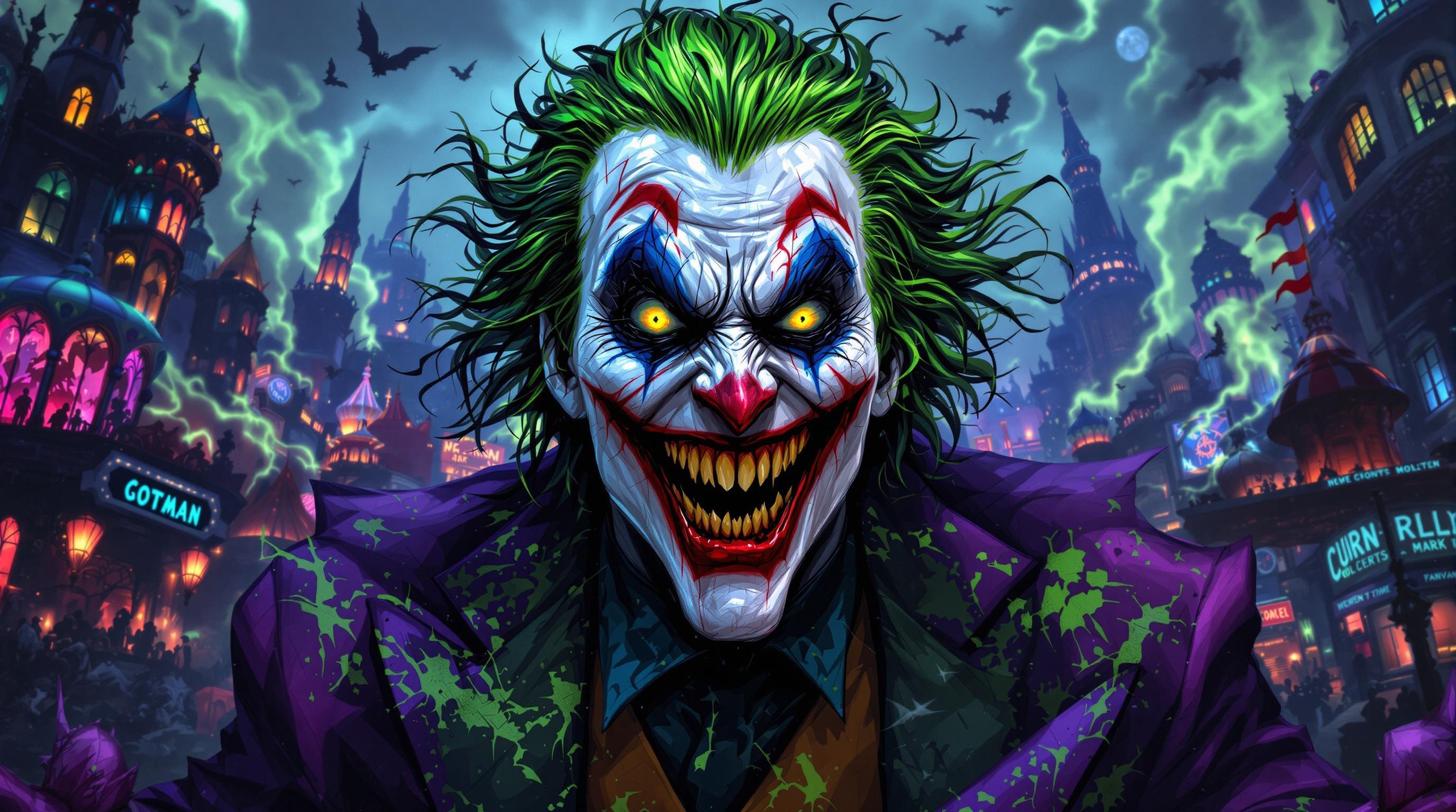 Chaotic Joker & Dystopian Gotham
