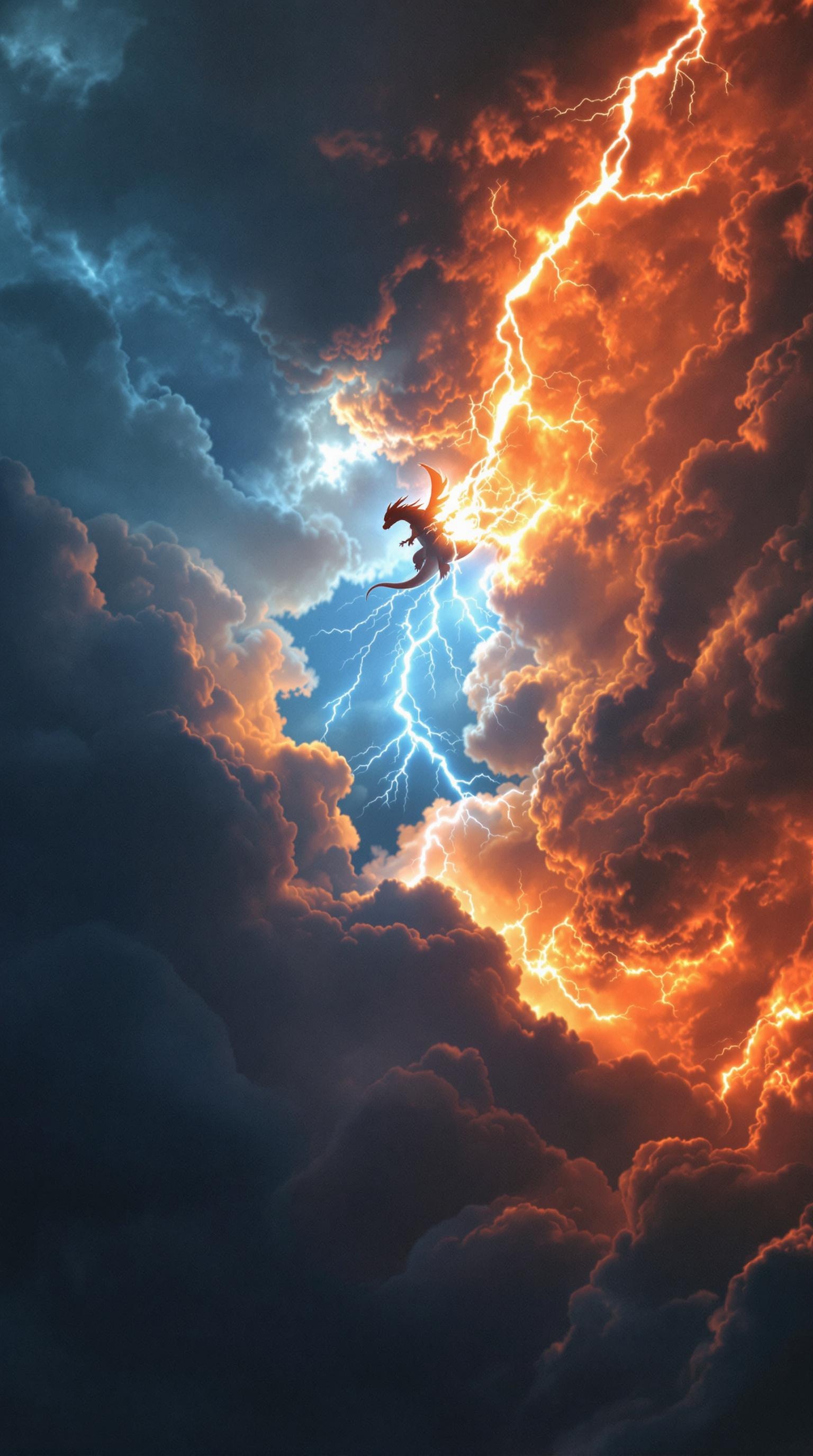 Charizard Stormy Sky