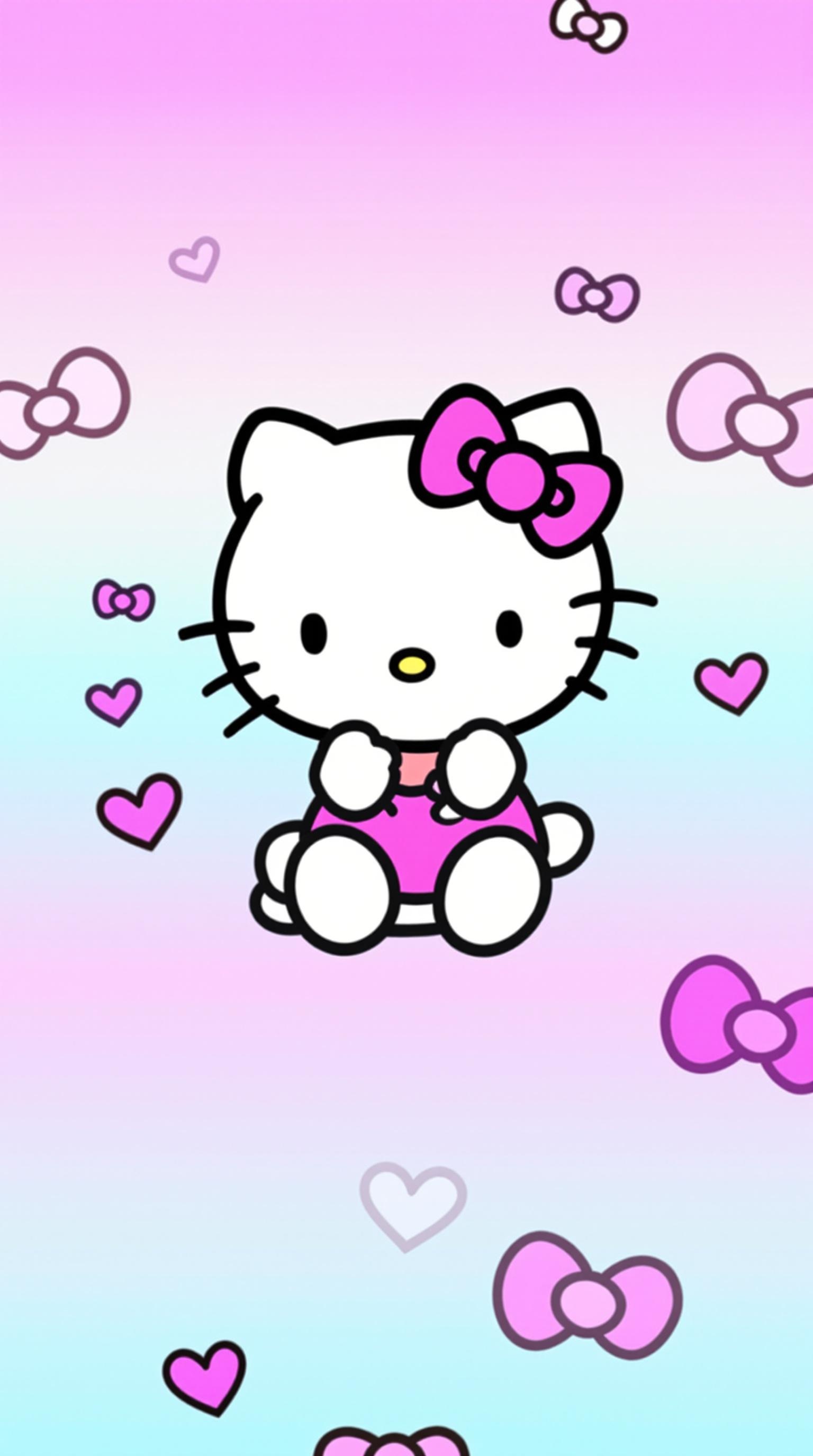 Cheerful Hello Kitty Wallpaper