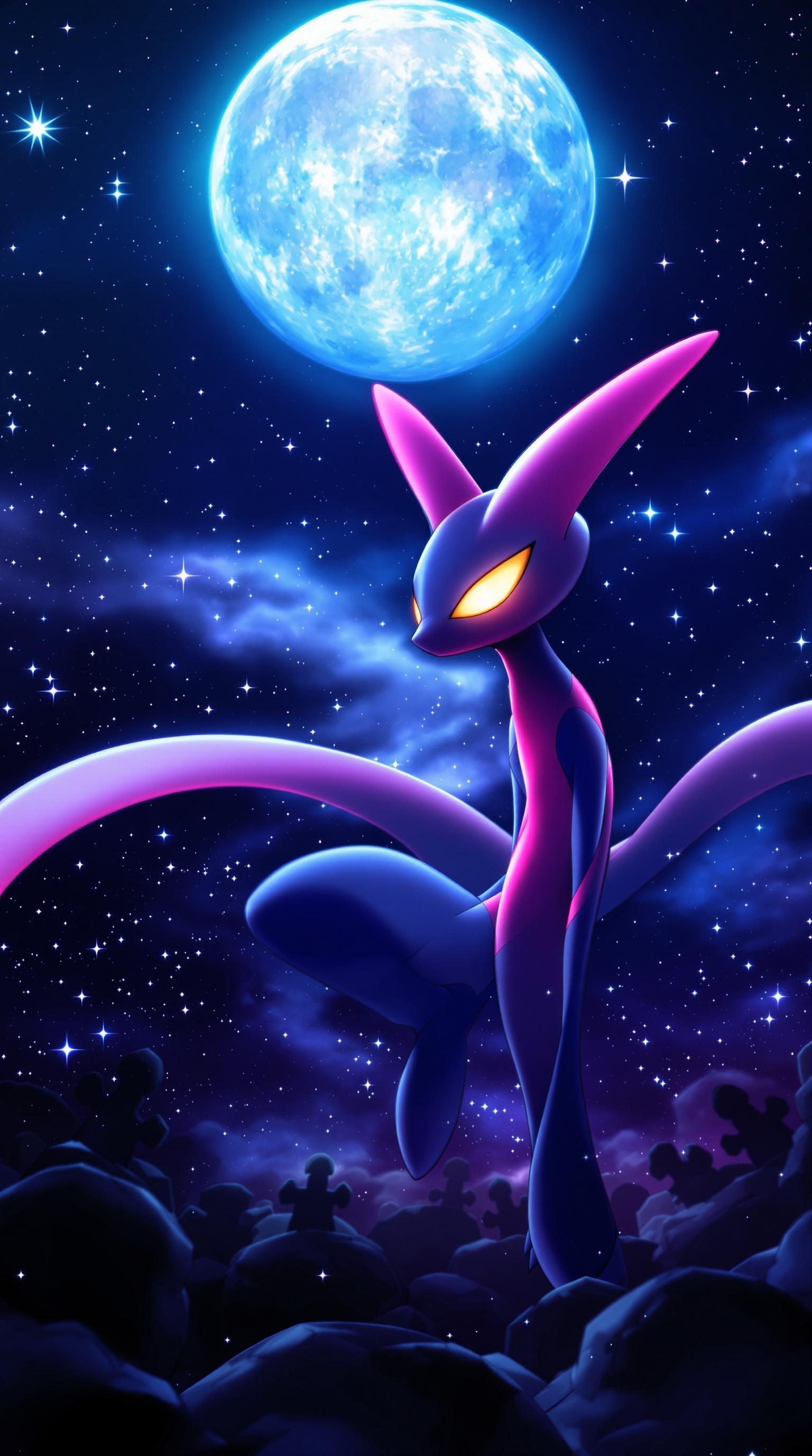 Cosmic Mewtwo Wallpaper