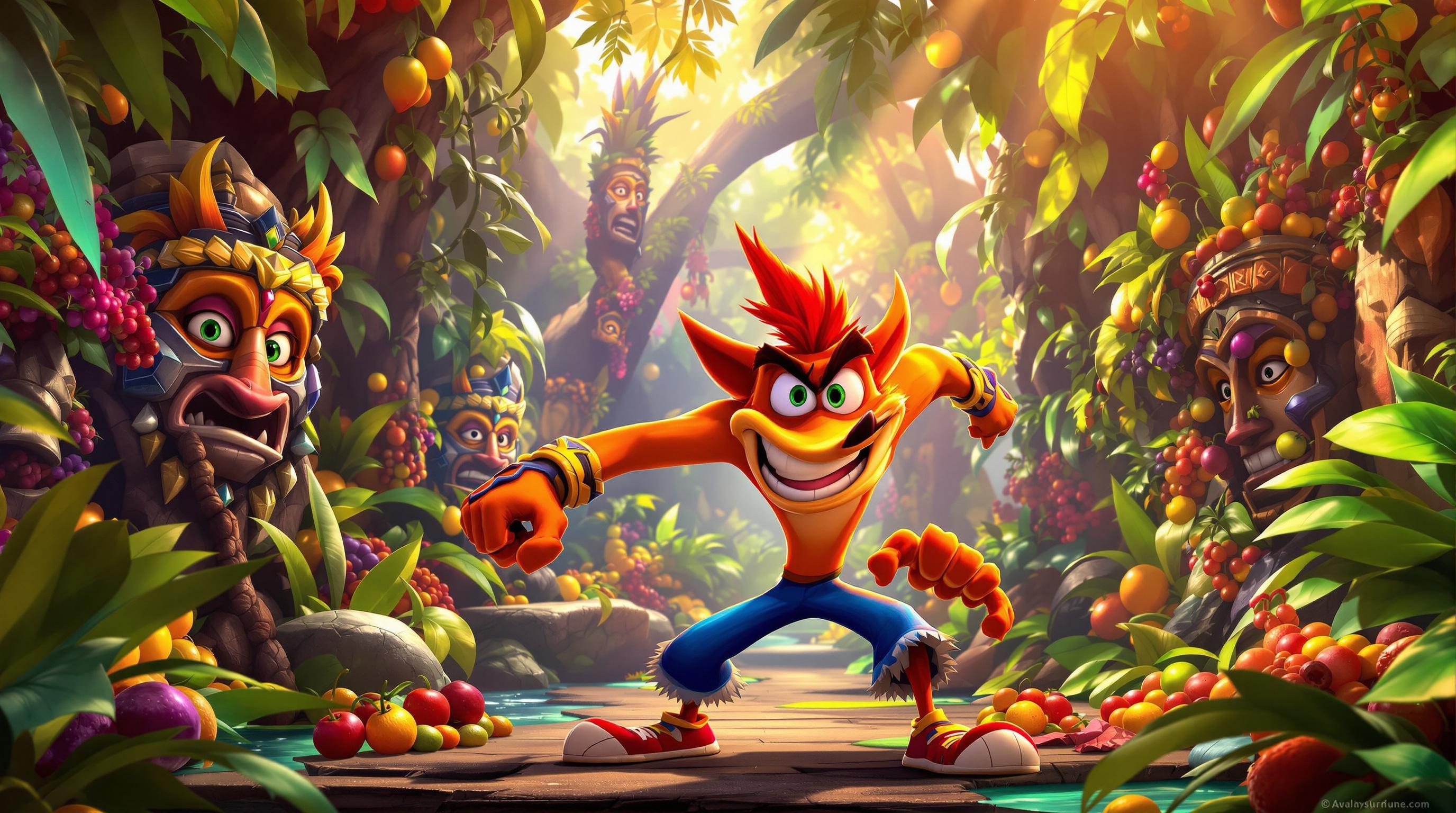 Crash Bandicoot Action Shot