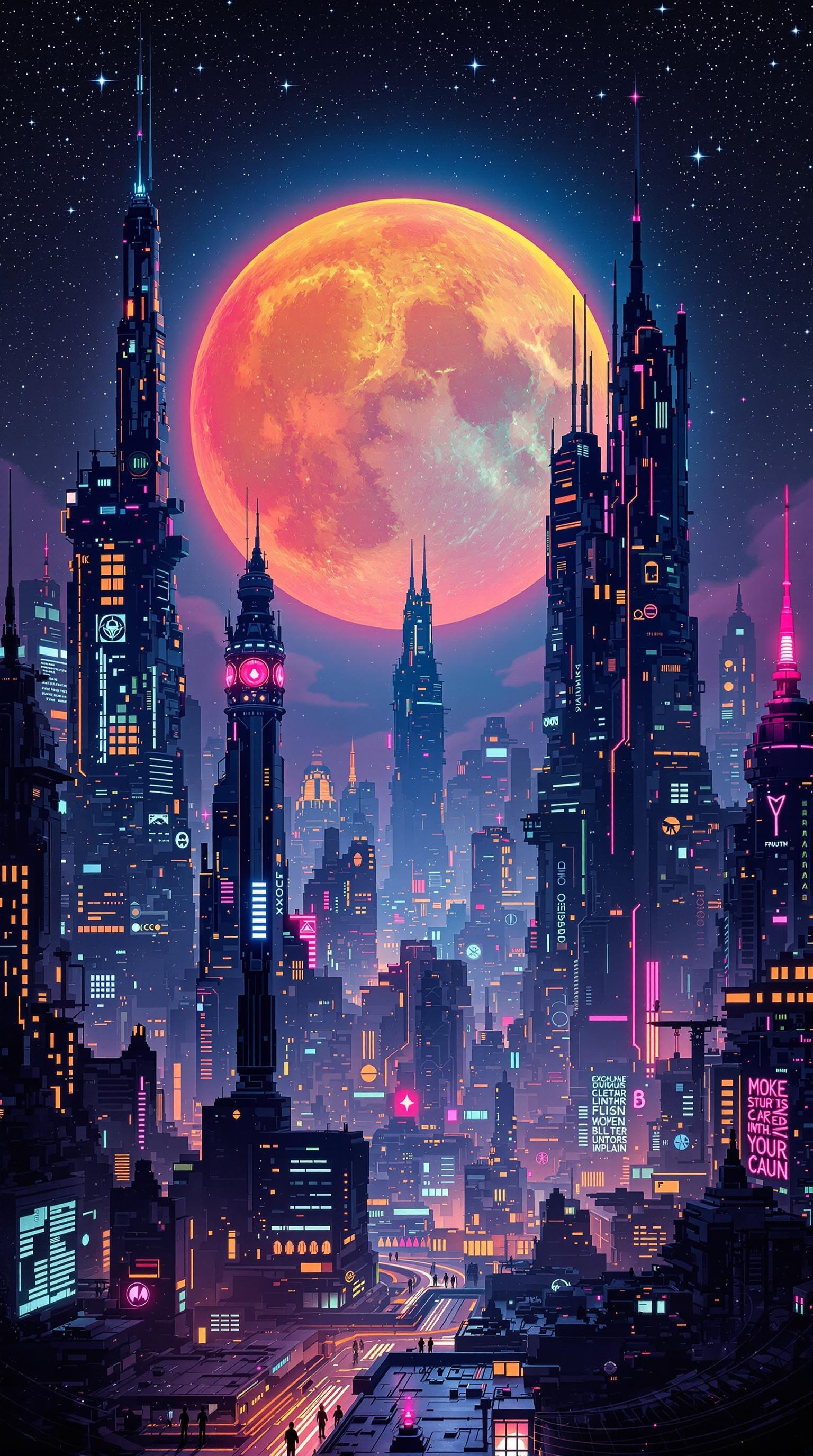 Cyberpunk Neon Cityscape