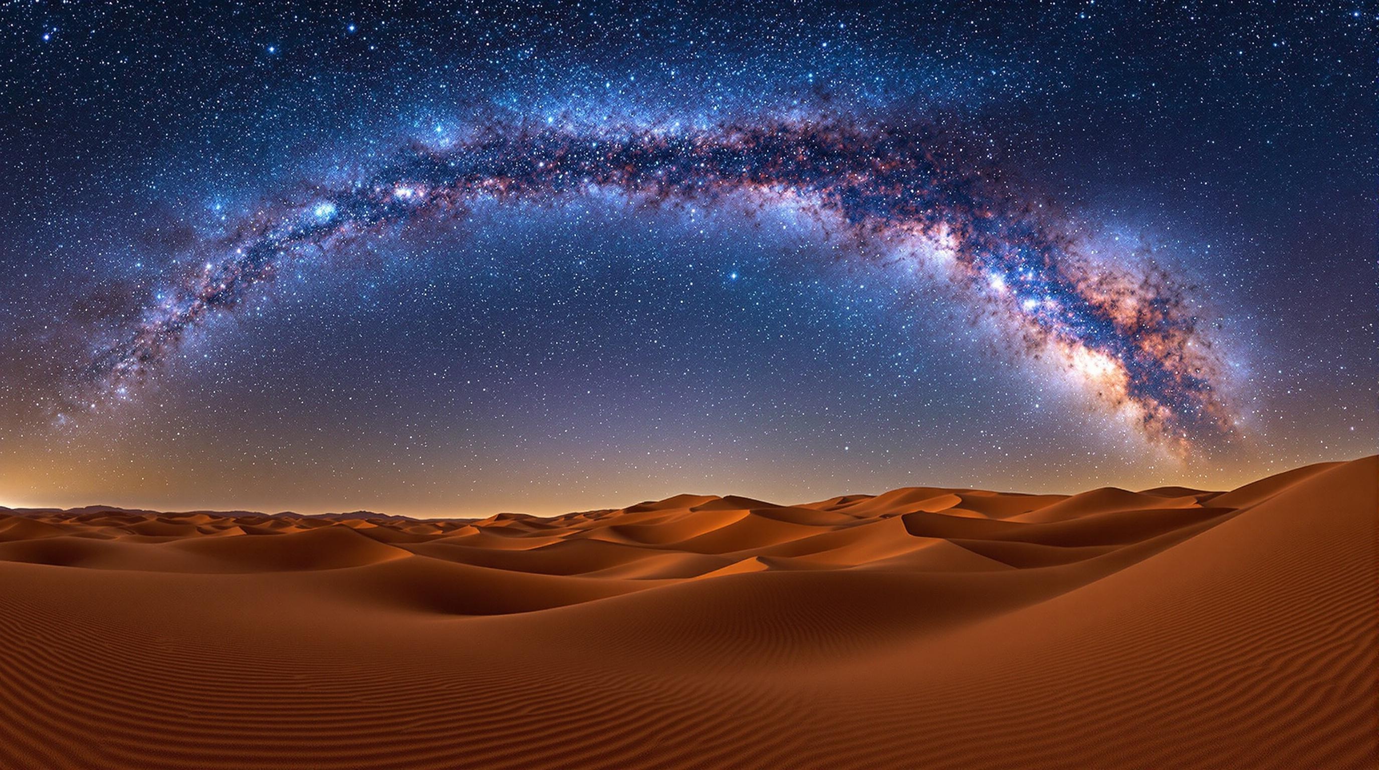 Desert Dunes Starry Night