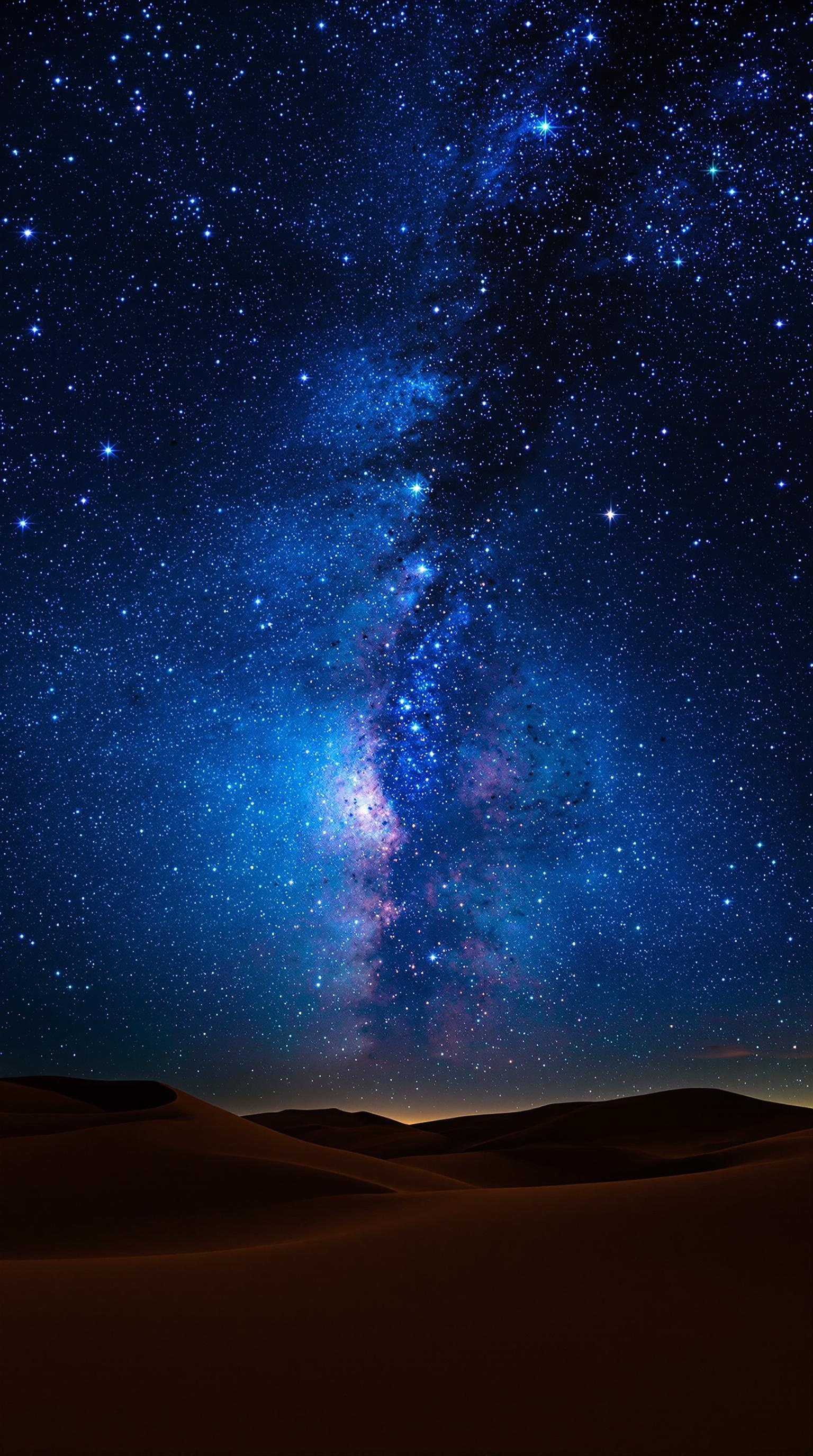 Desert Night Sky Wallpaper