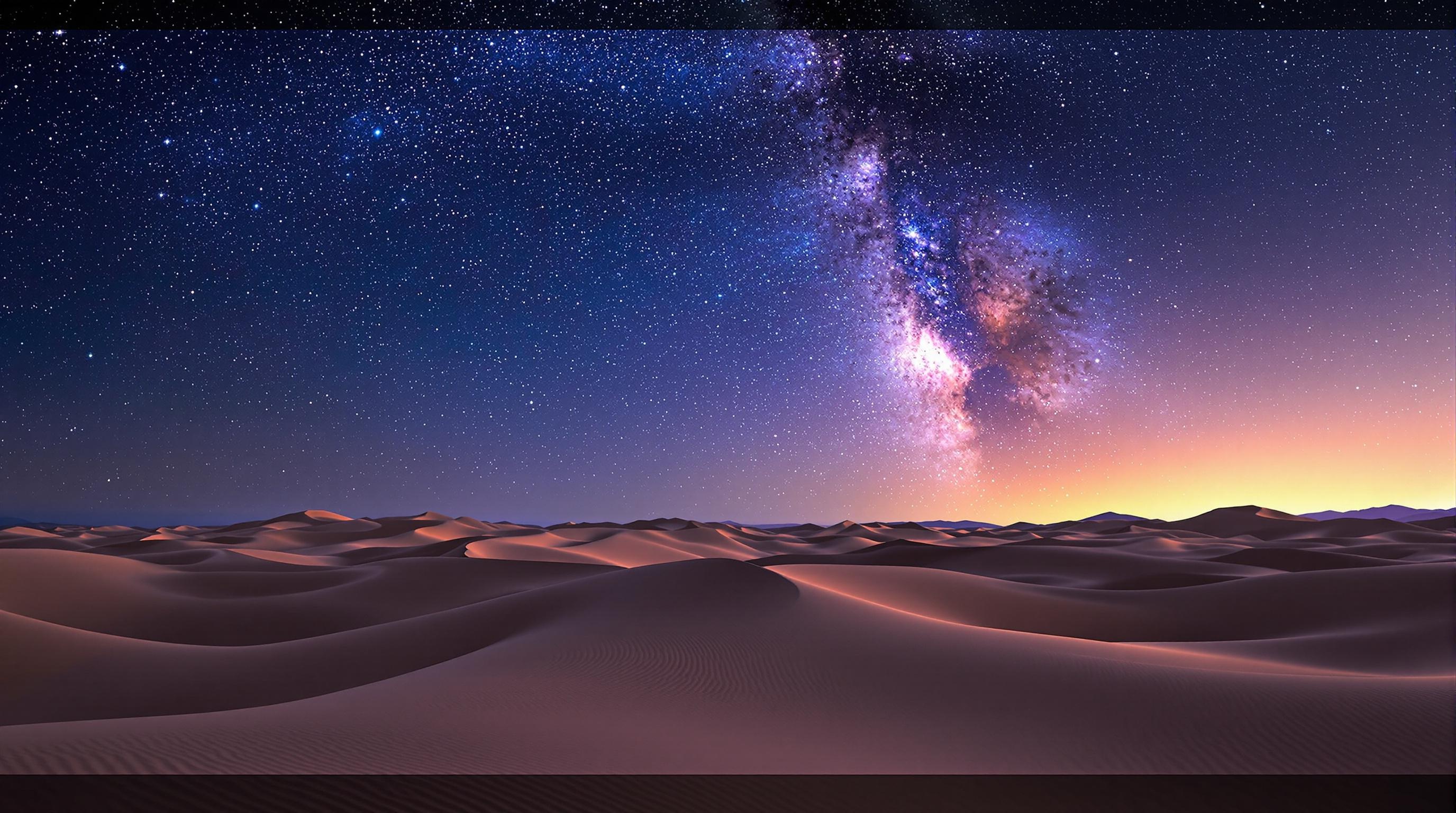Desert Starscape Night