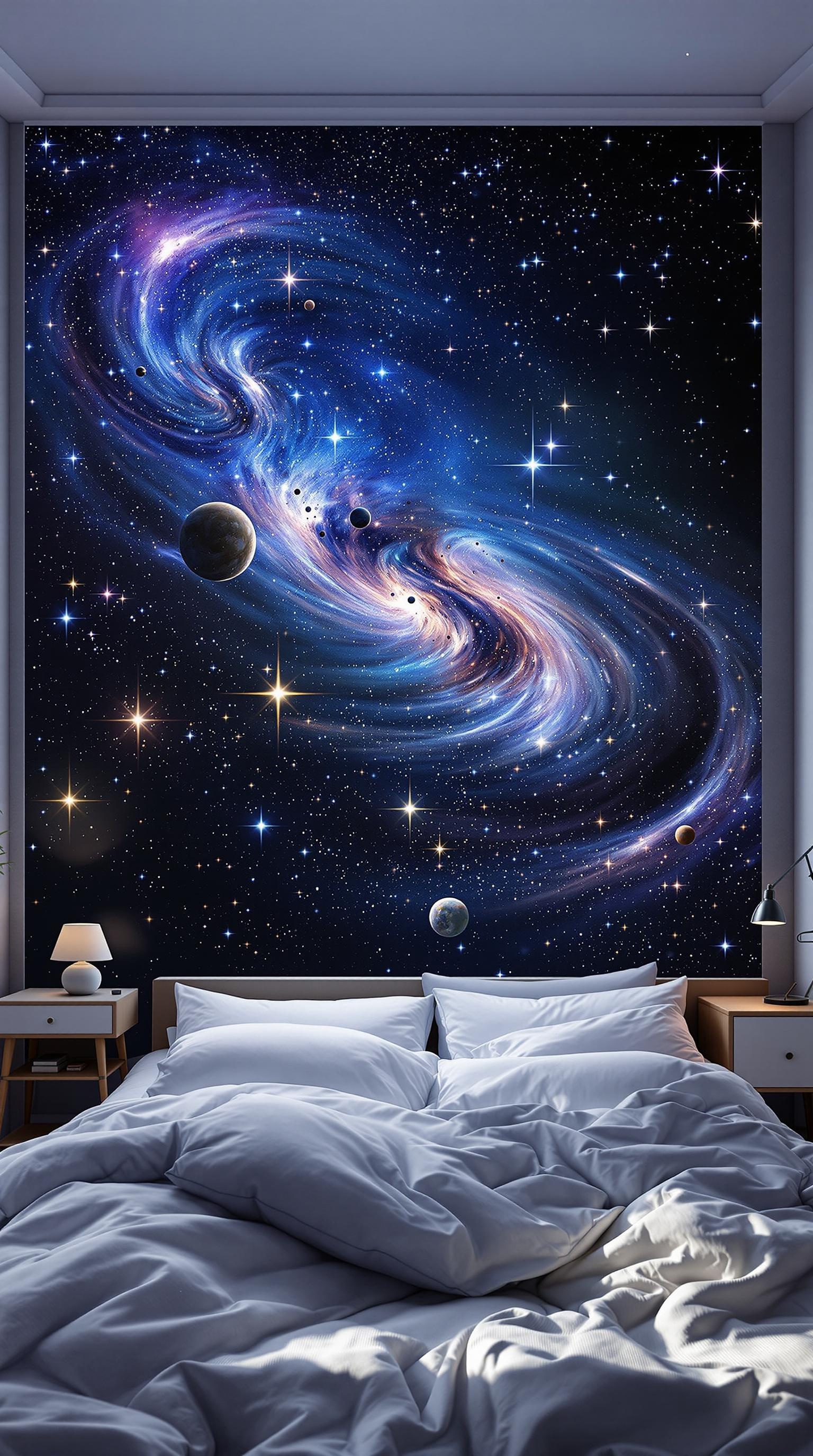 Dreamy Space-Themed Bedroom