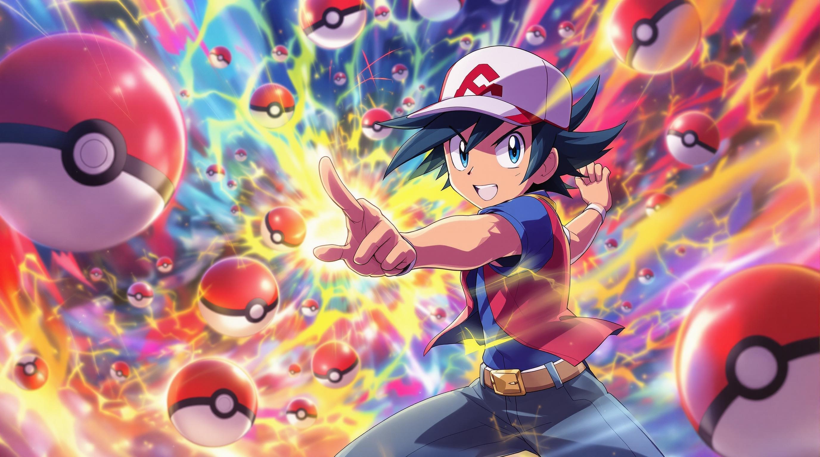 Dynamic Ash Ketchum Pose