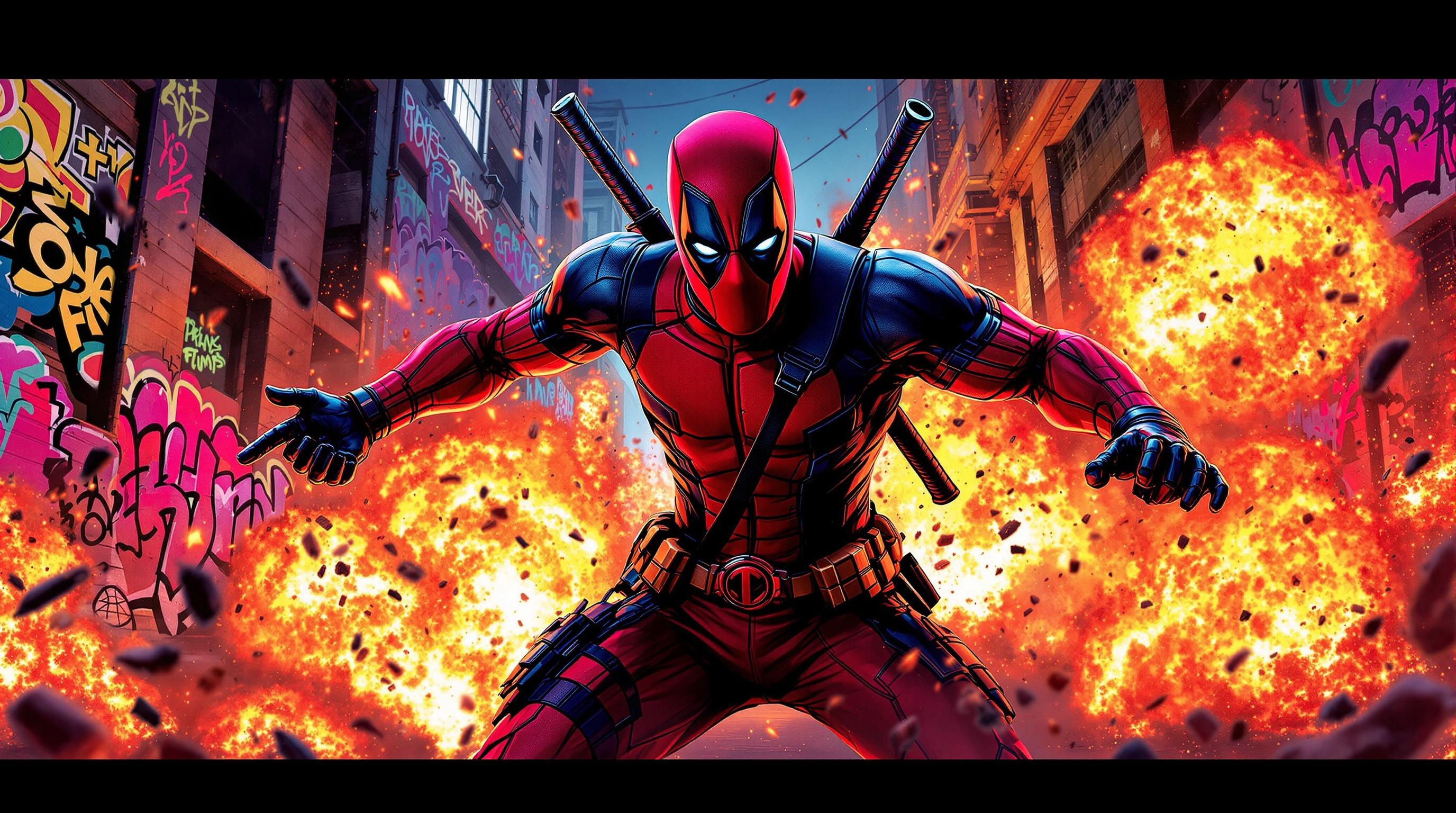 Dynamic Deadpool Action
