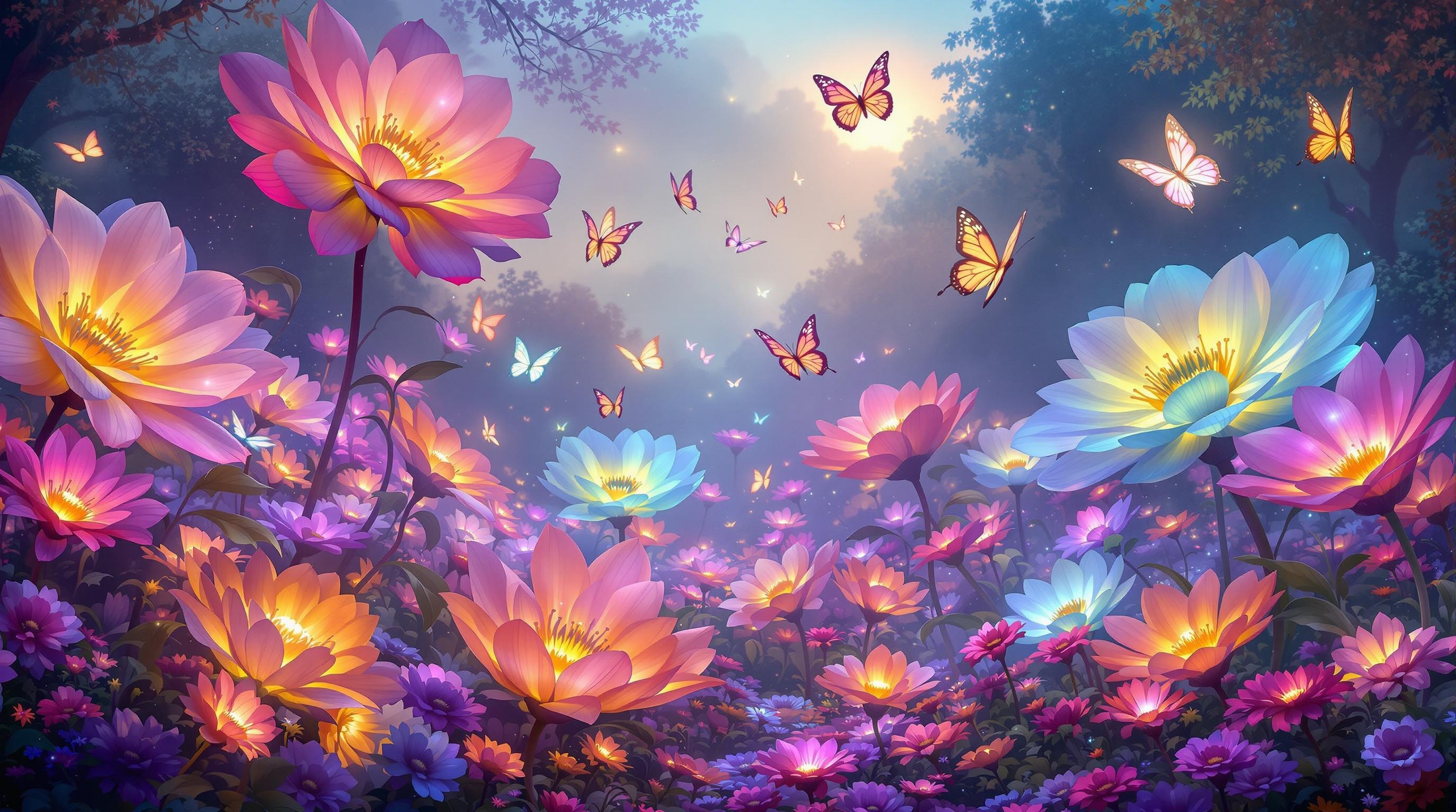 Enchanted Twilight Garden