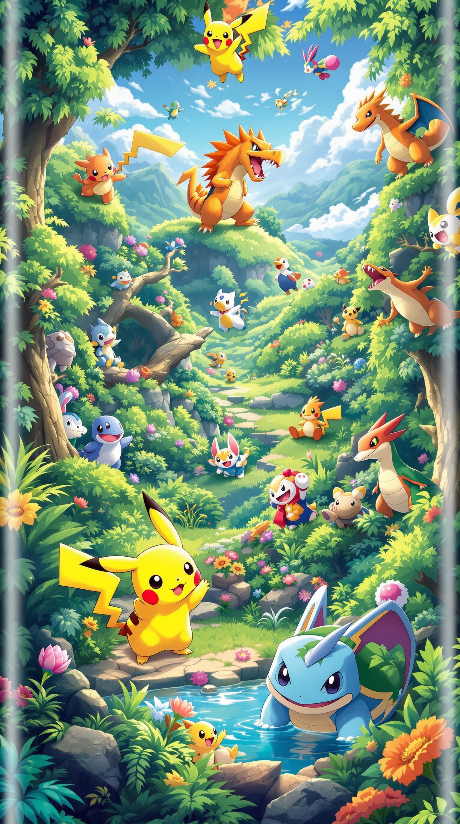 Energetic Pokemon Wallpaper