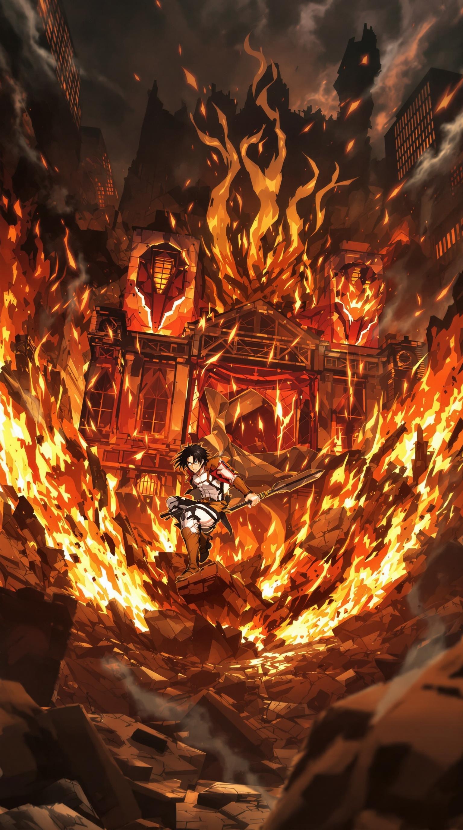 Eren Yeager Titan Battle