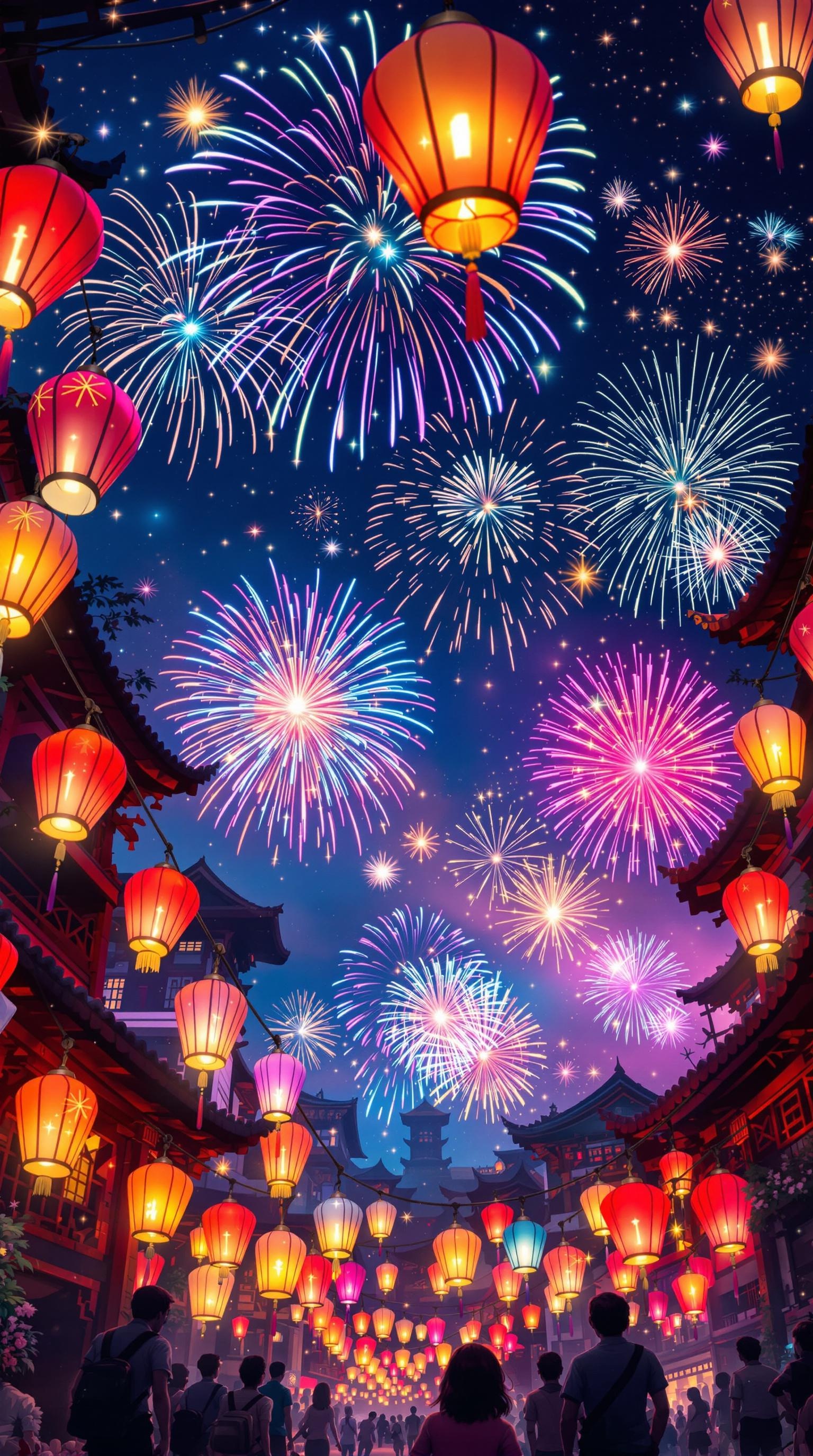 Festival Night Fireworks