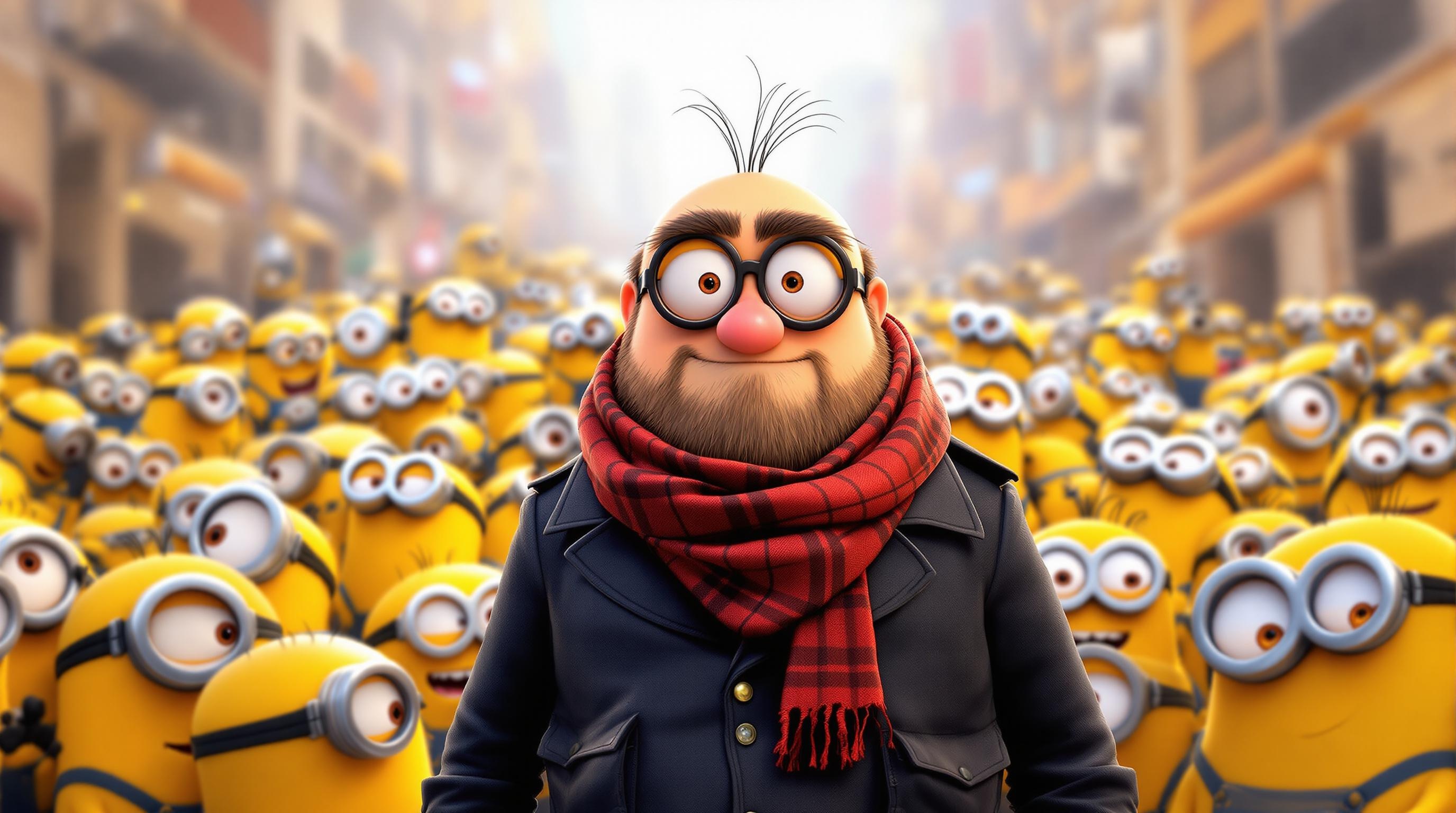 Fun Gru and Minions Wallpaper