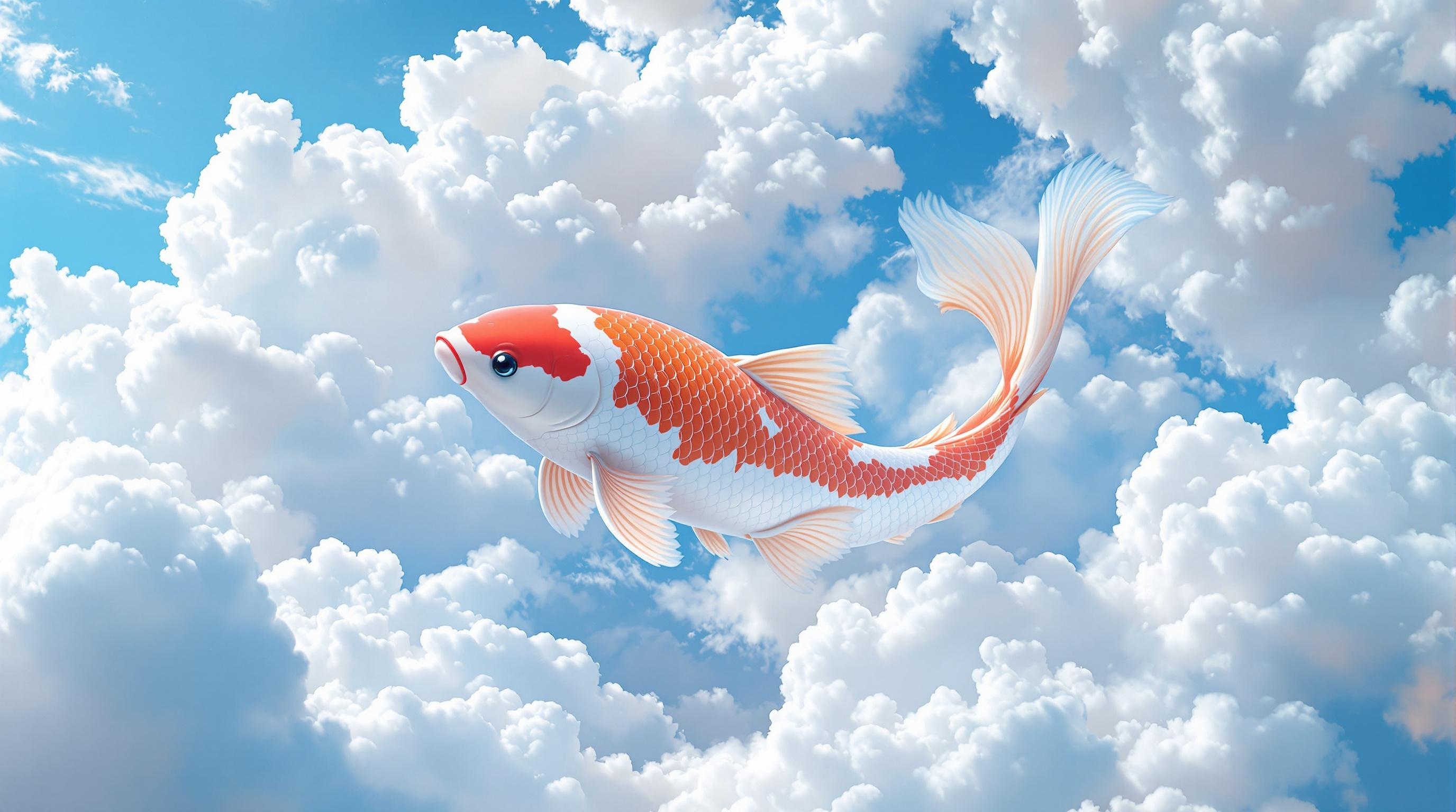 Giant Koi in Sky