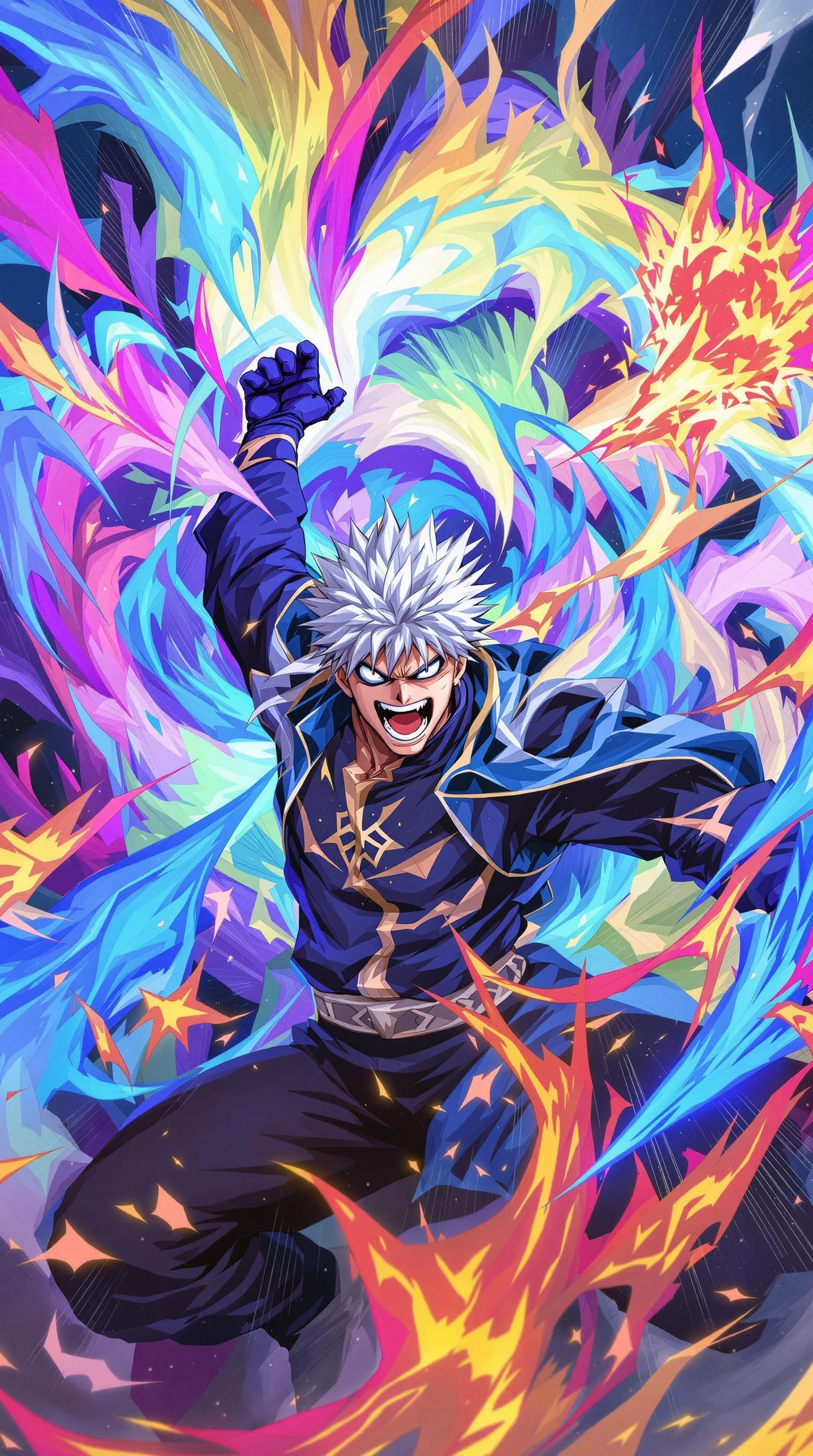 Gojo Satoru Action Wallpaper