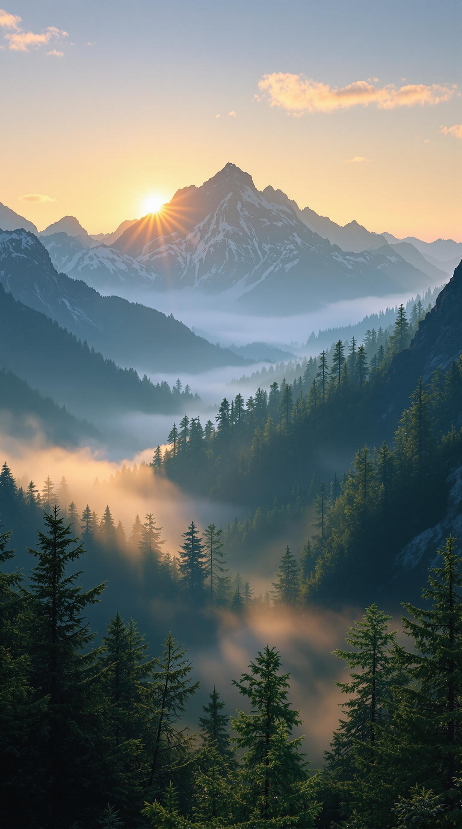 Golden Hour Mountain View
