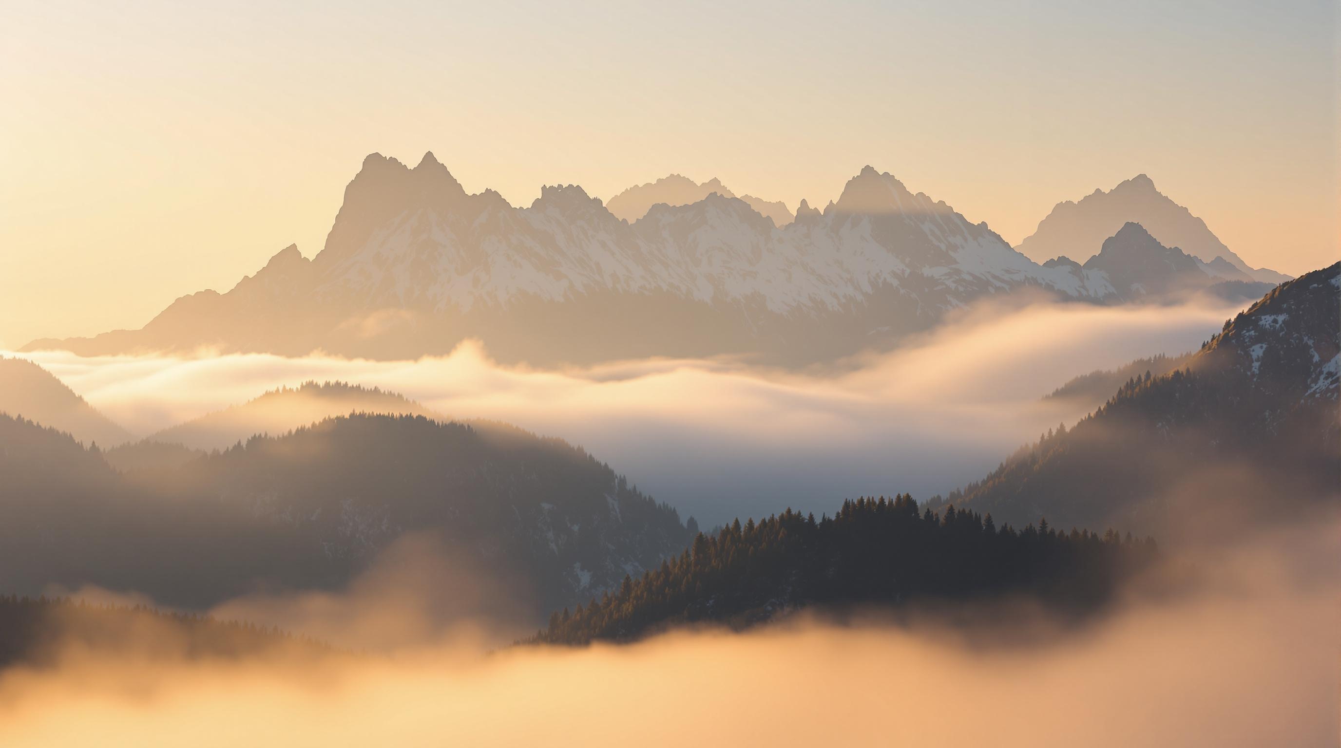 Golden Hour Mountain View