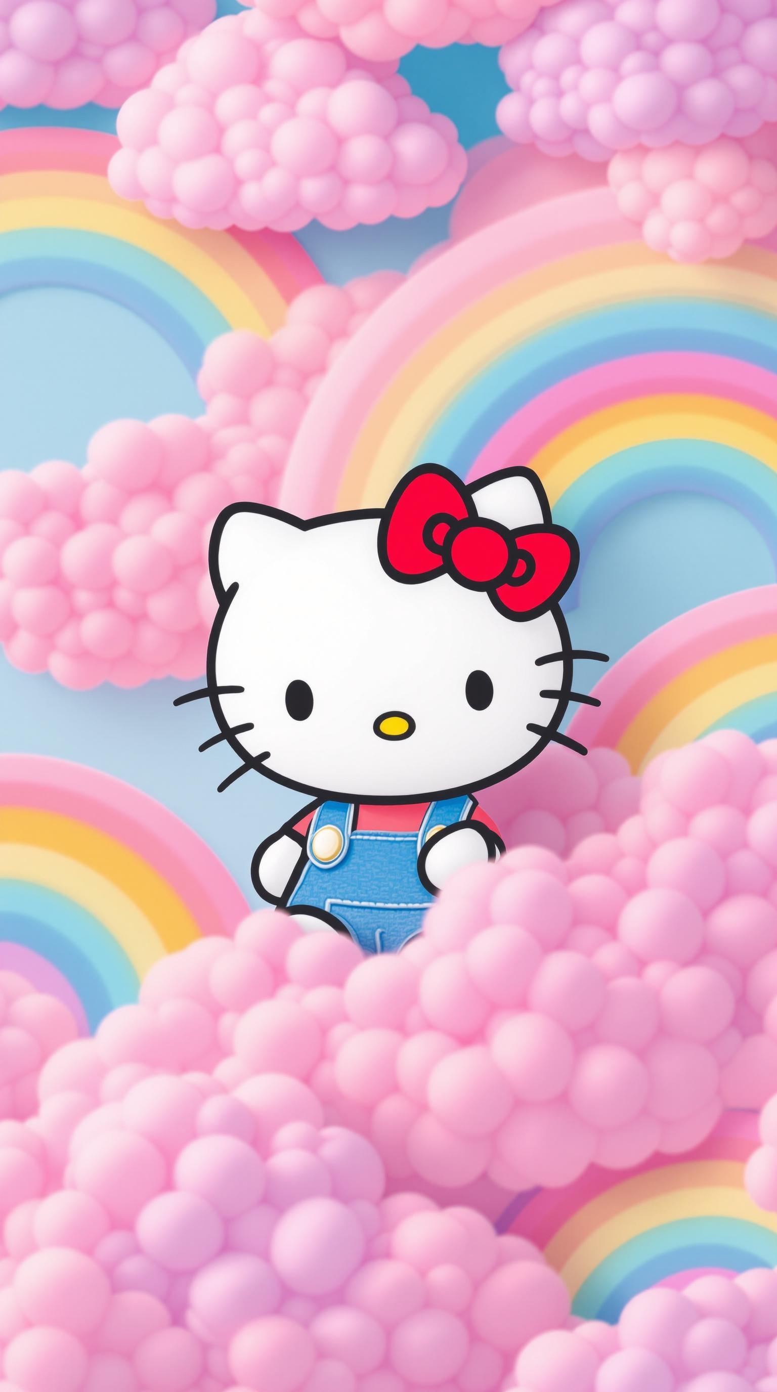 Hello Kitty Pastel Wallpaper