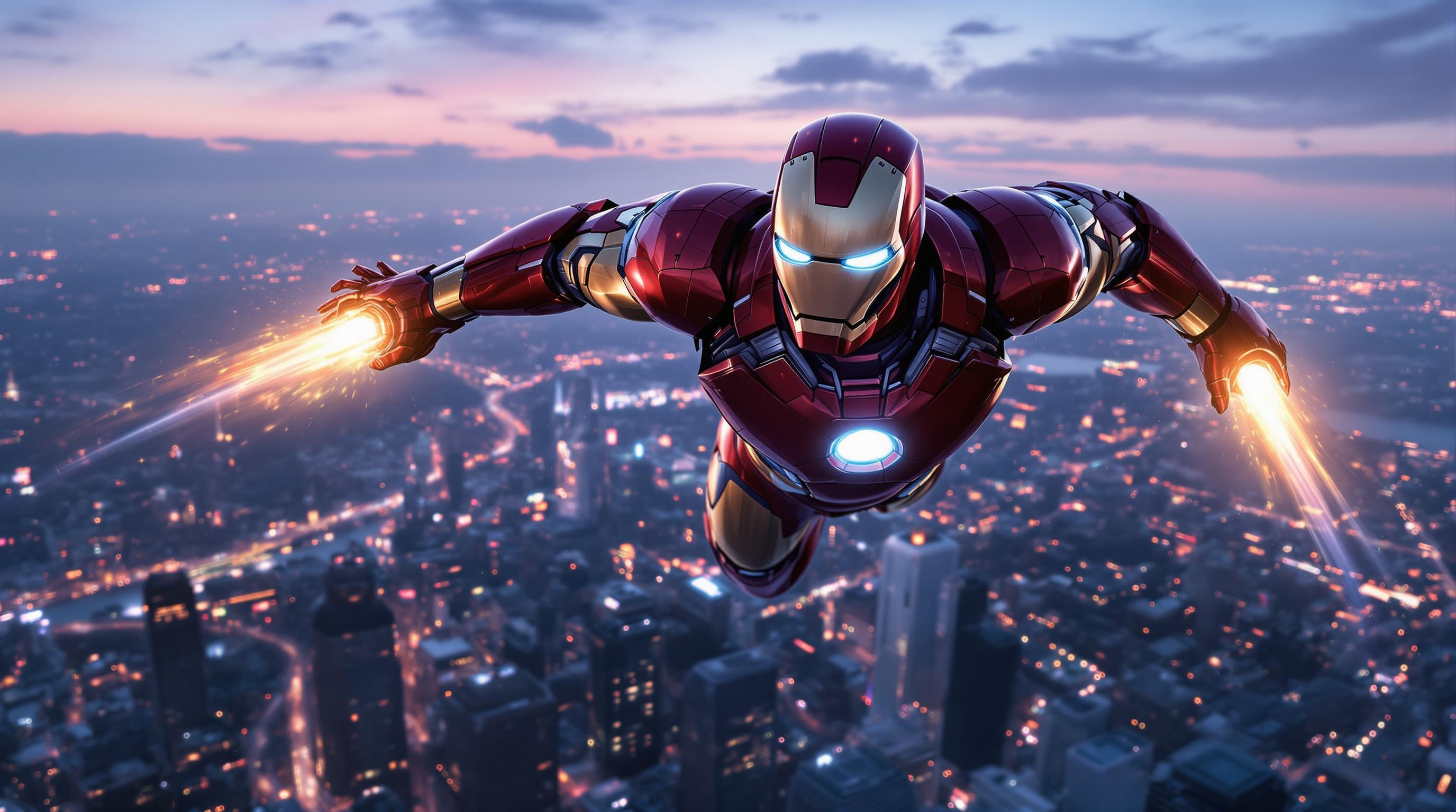 Iron Man Twilight Flight