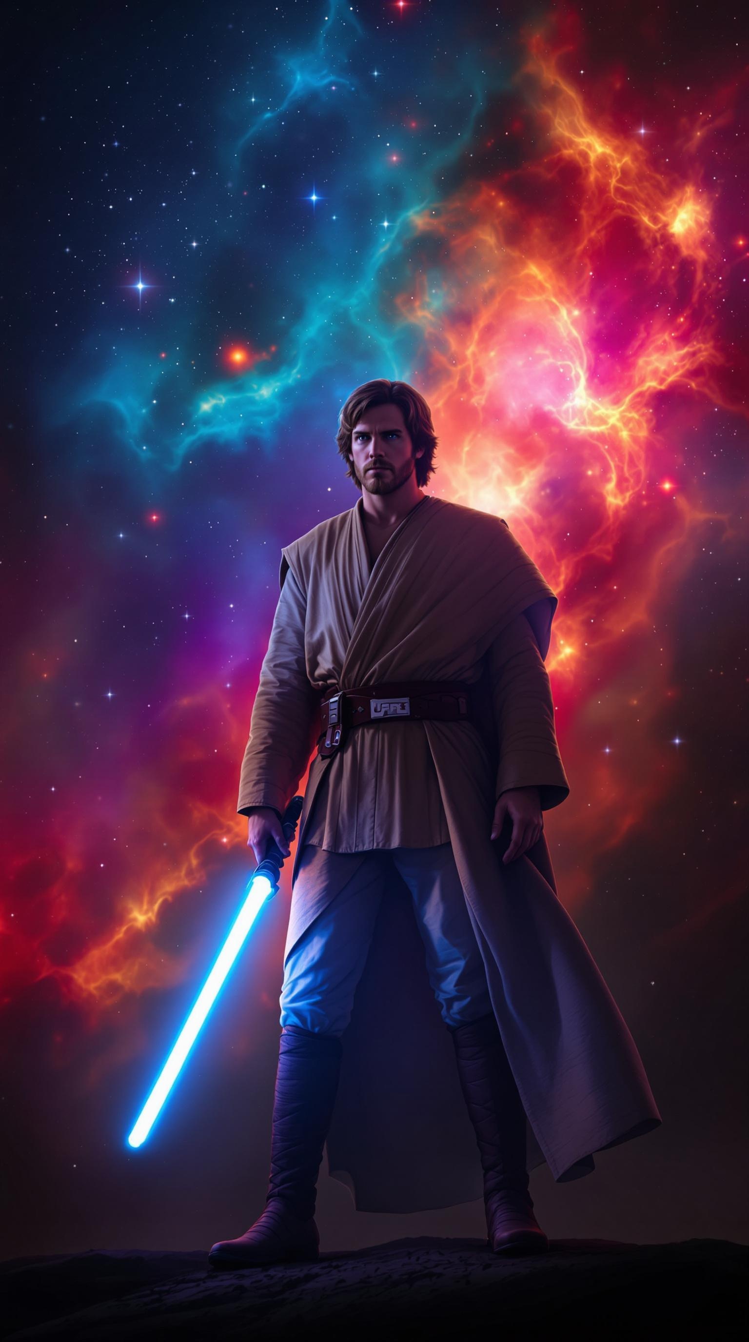 Jedi Luke Nebula Wallpaper
