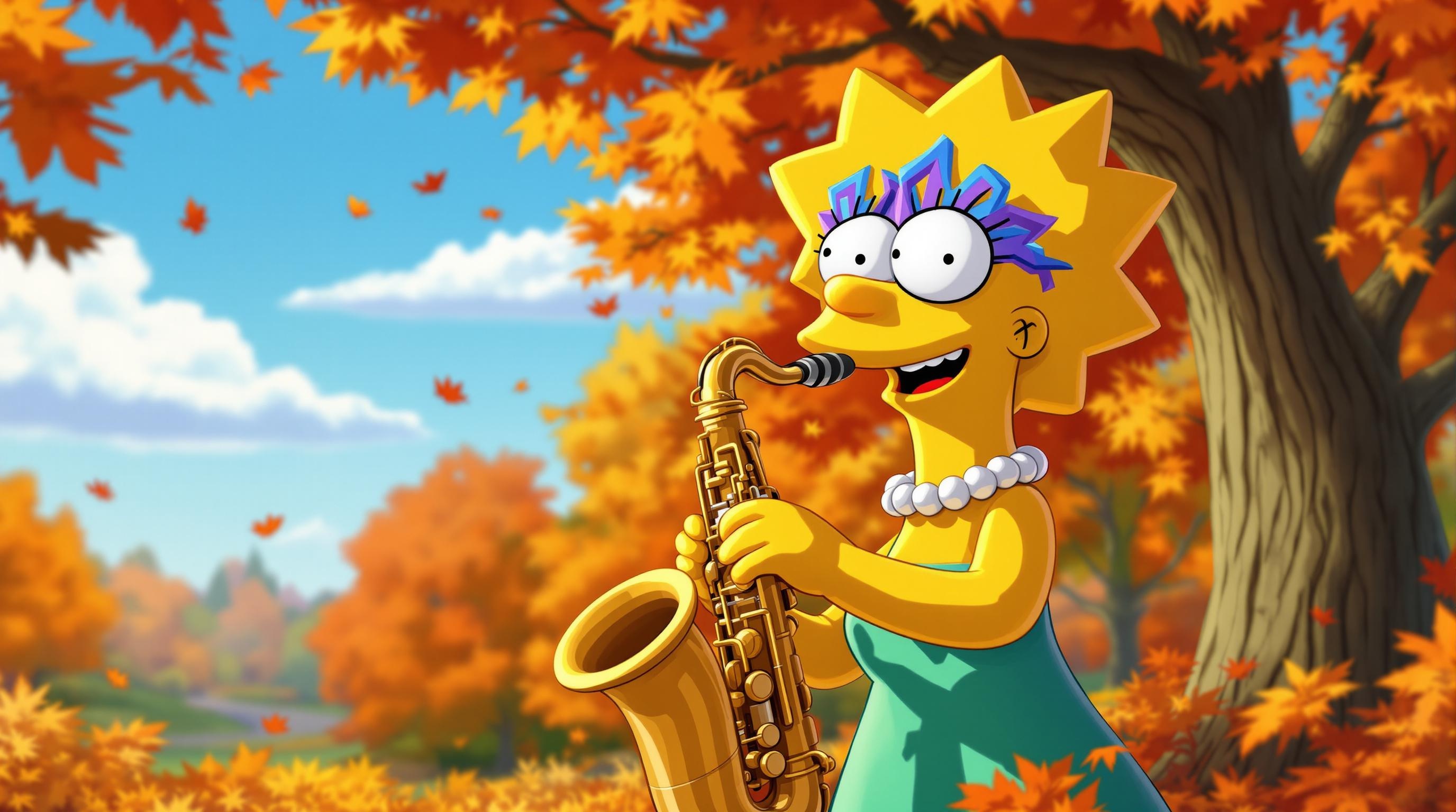 Lisa Simpson Autumn Jazz