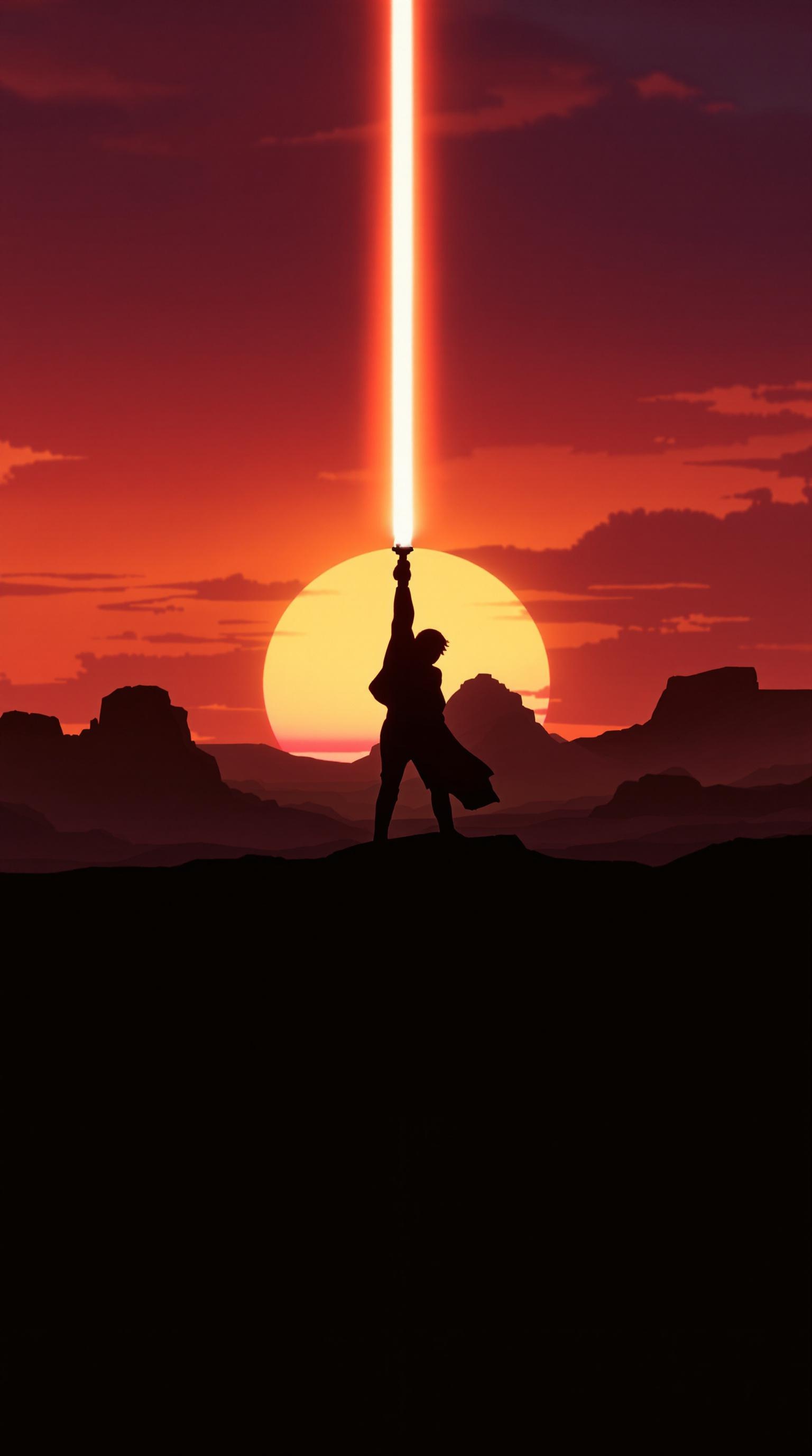 Luke Skywalker Sunset