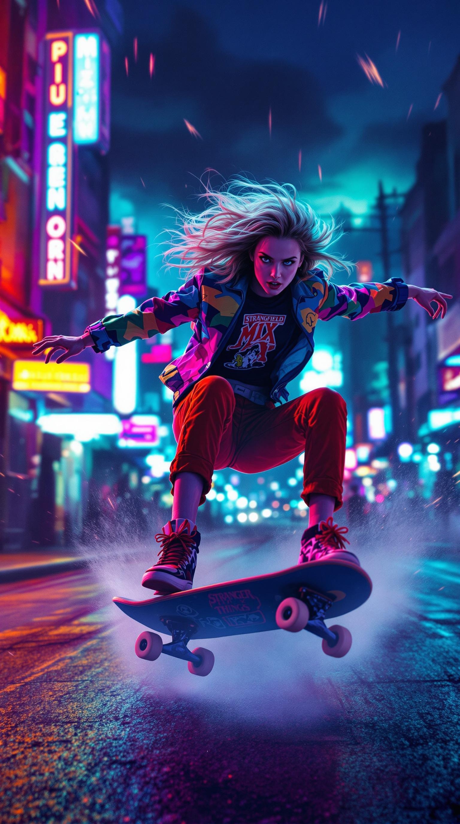 Max Mayfield 80s Skateboard