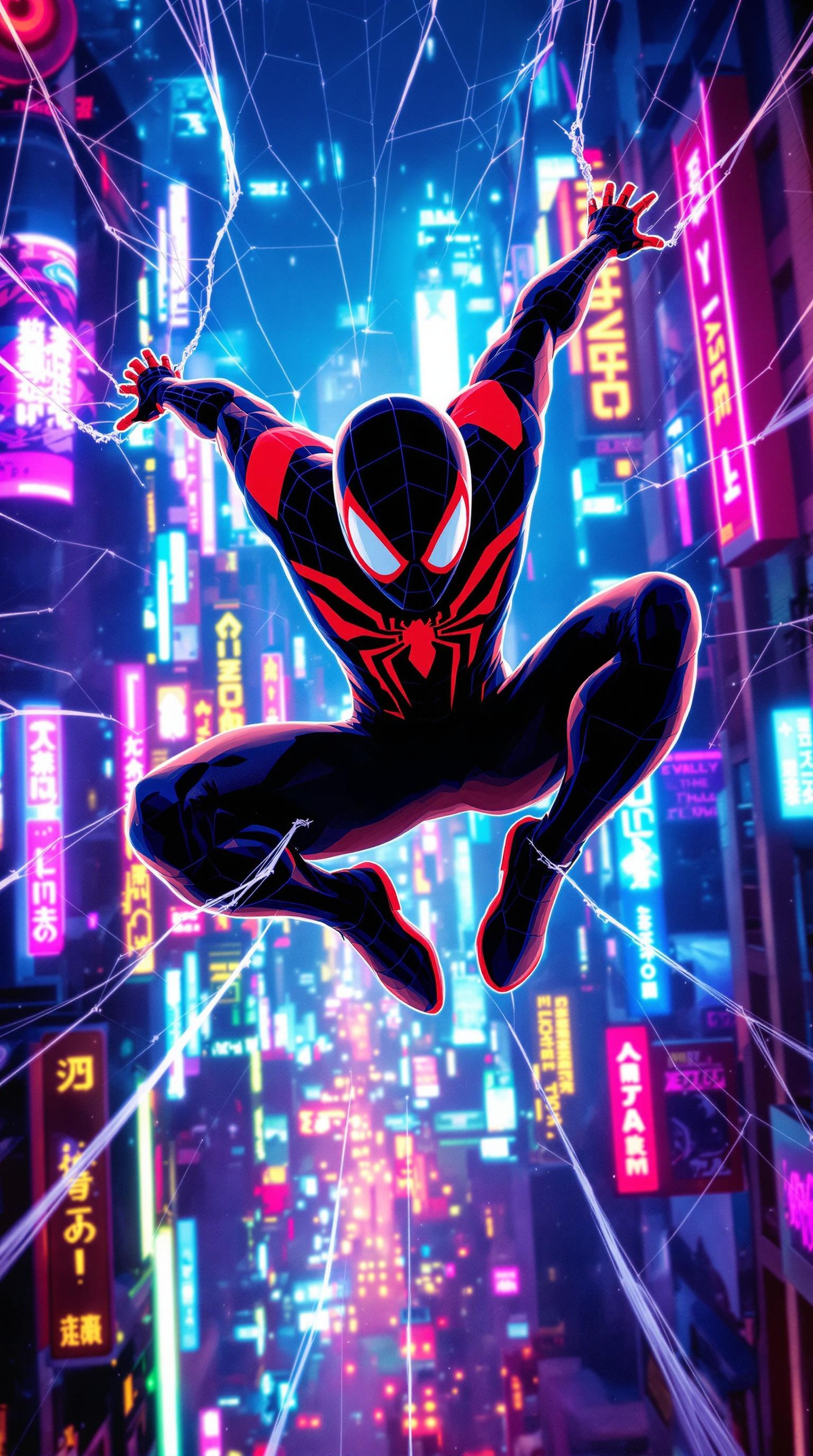Miles Morales Action Wallpaper