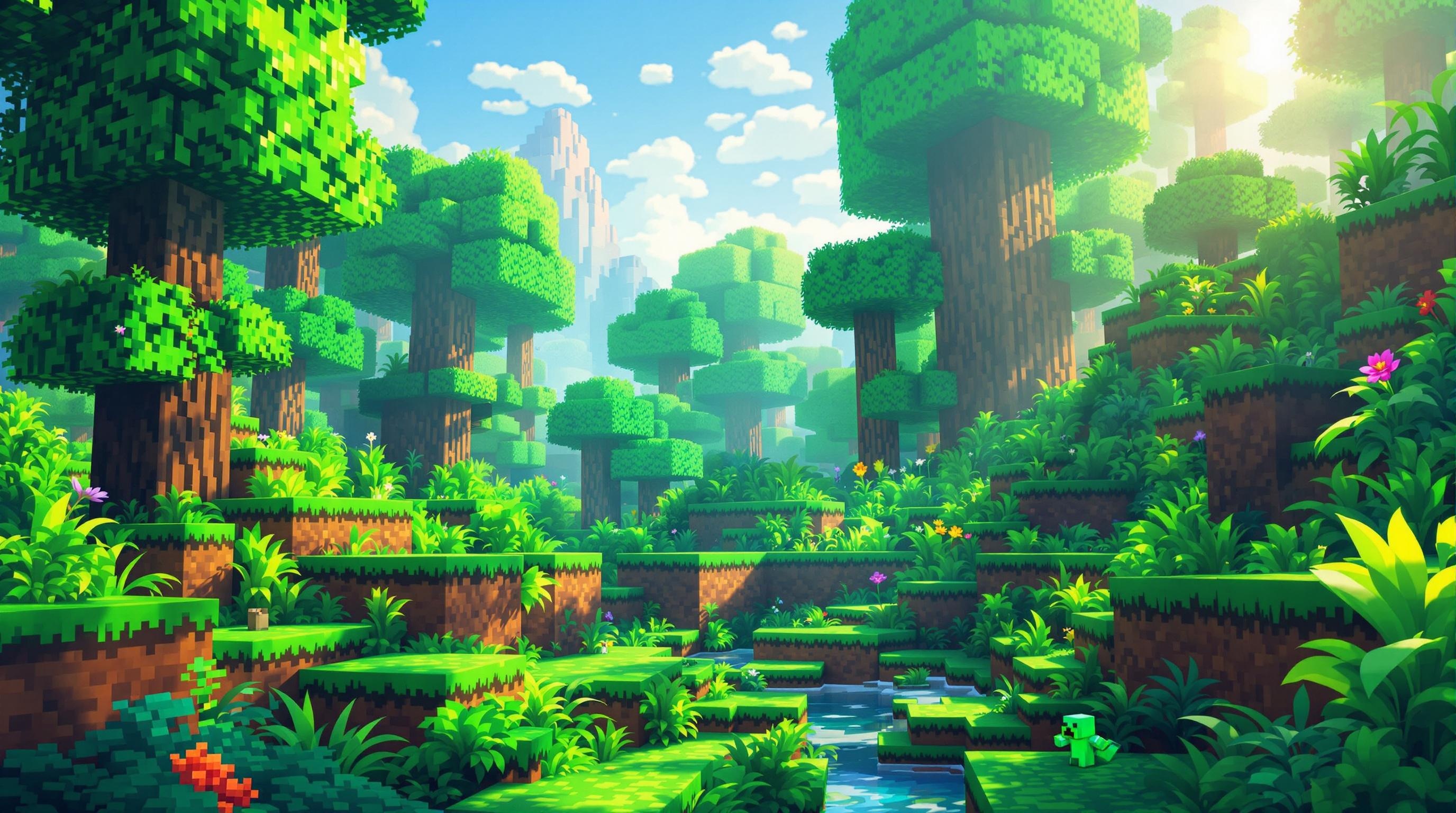 Minecraft Creeper Jungle
