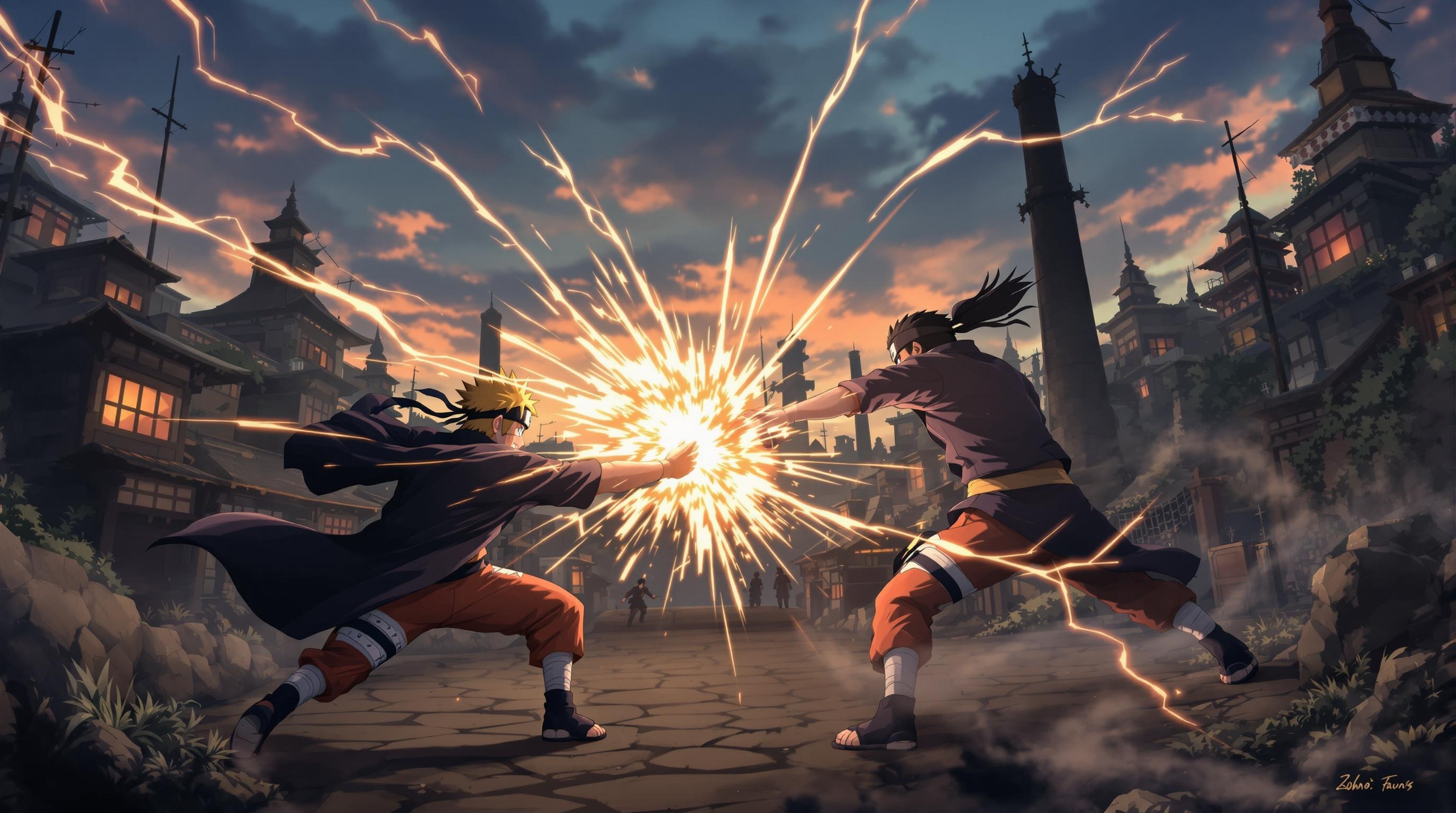Naruto vs Sasuke Battle