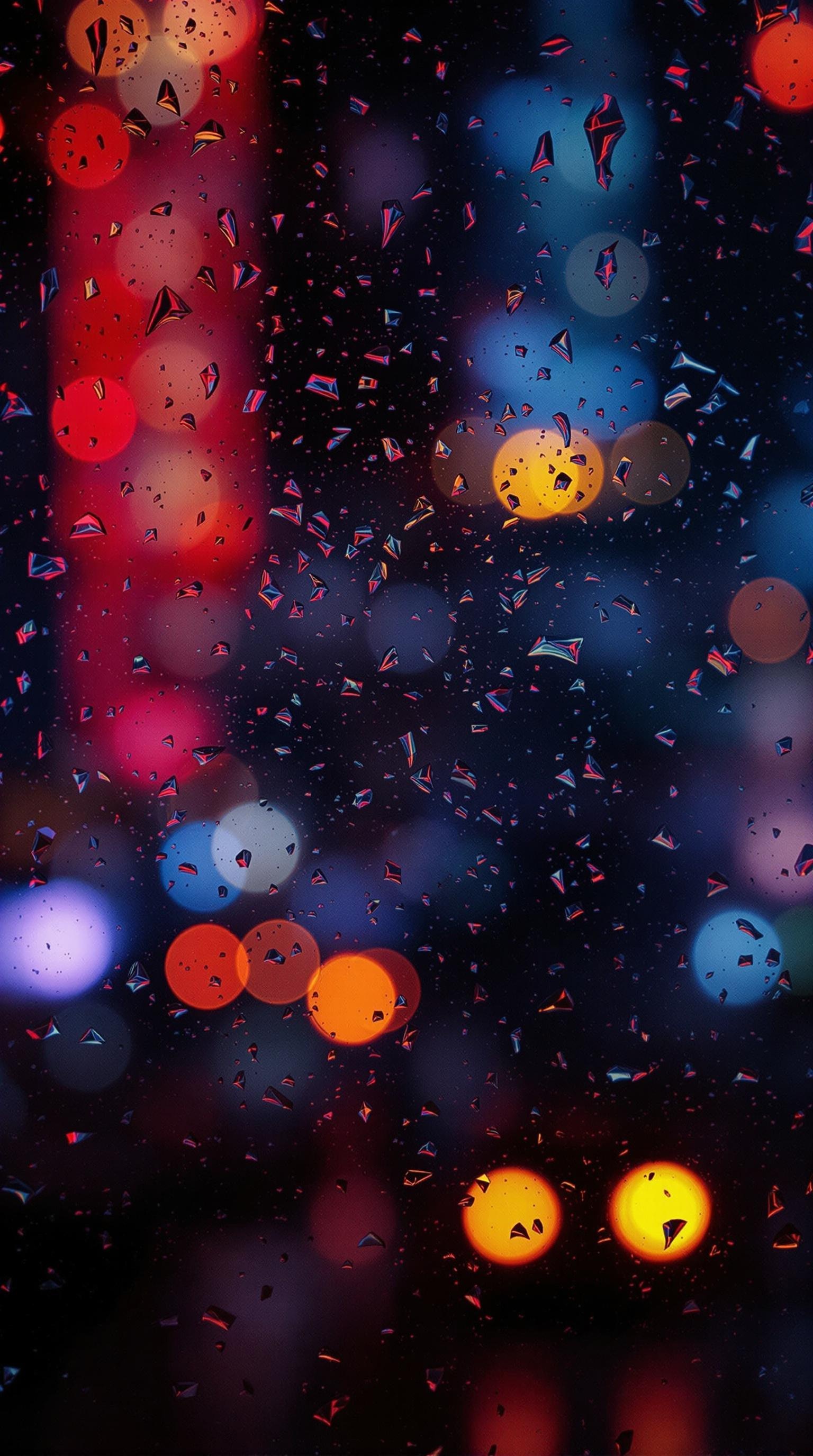 Neon Rain Cityscape