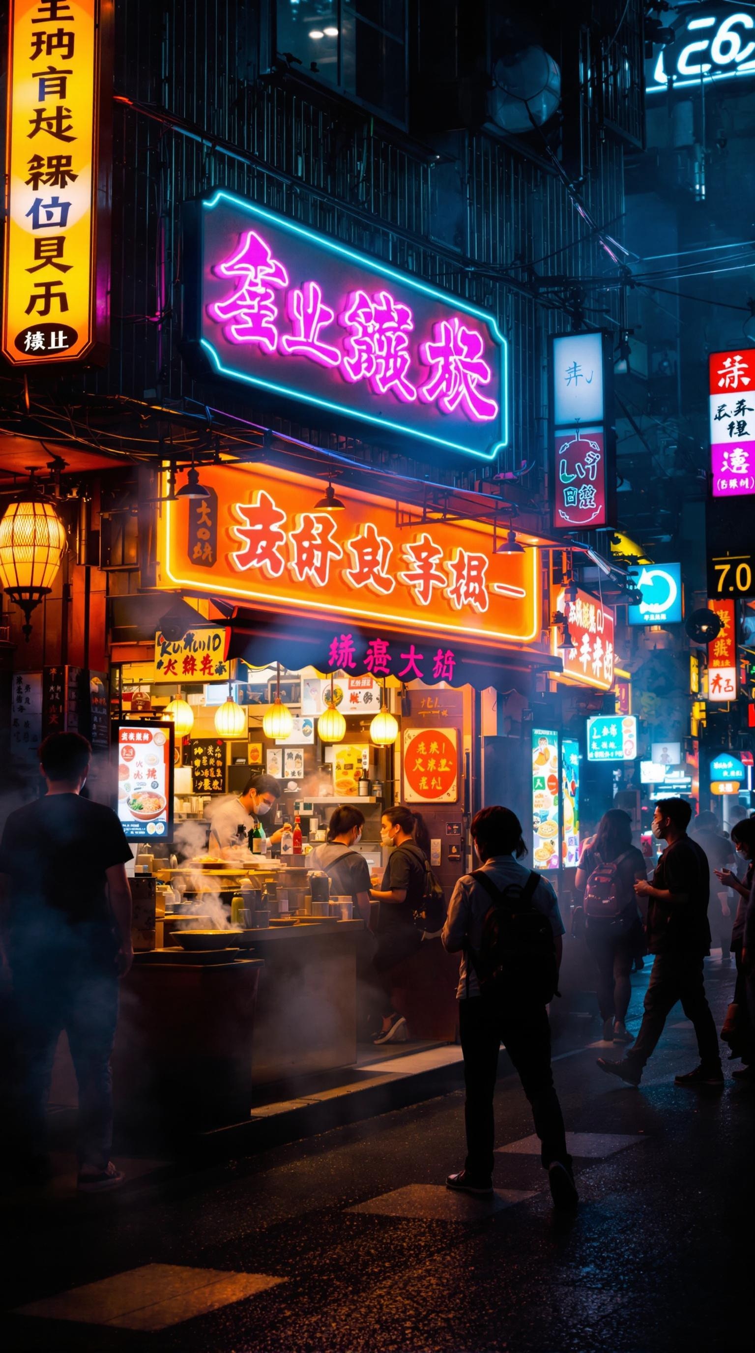 Neon Ramen Nightscape