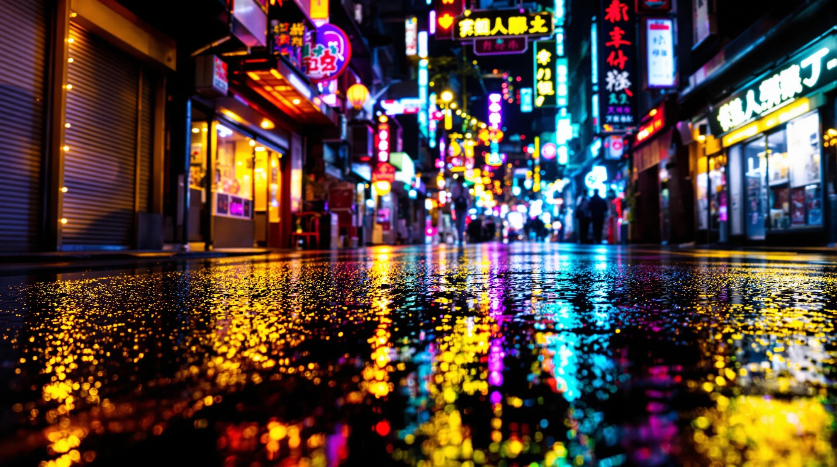 Neon Tokyo Nightscape