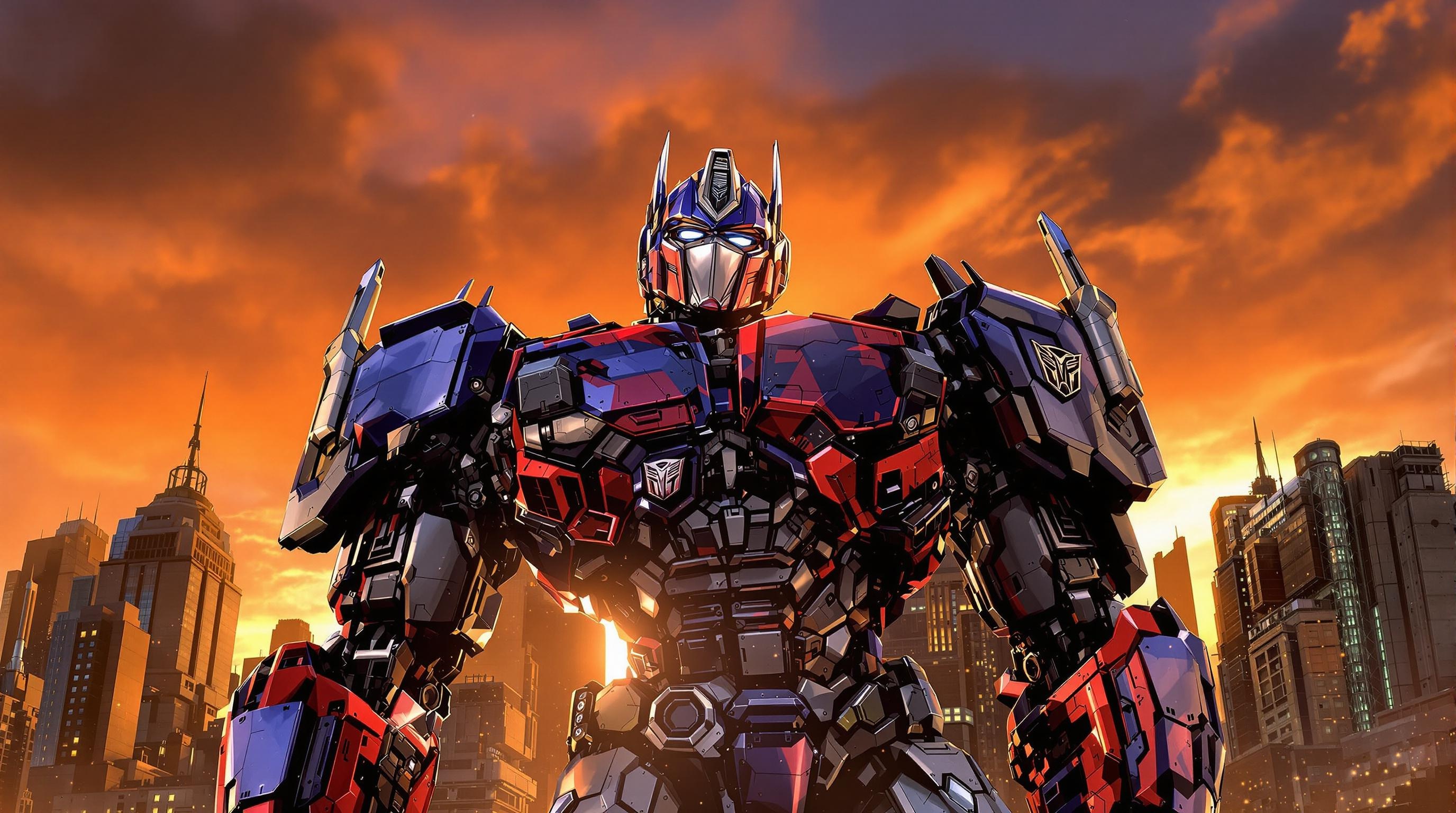 Optimus Prime Action Shot