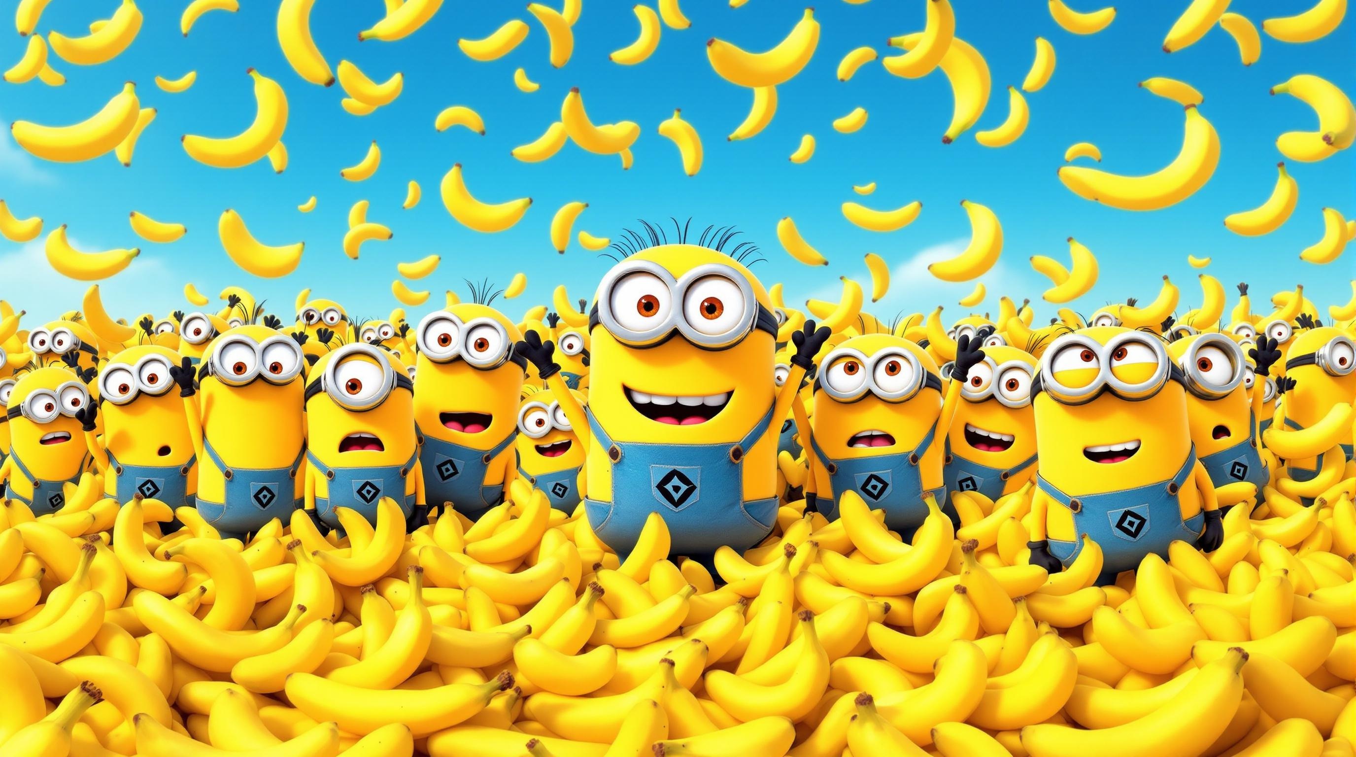 Playful Minions Banana Fiesta