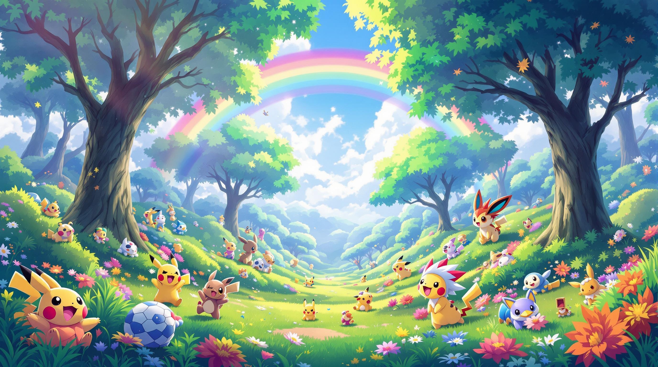 Pokemon Rainbow Forest