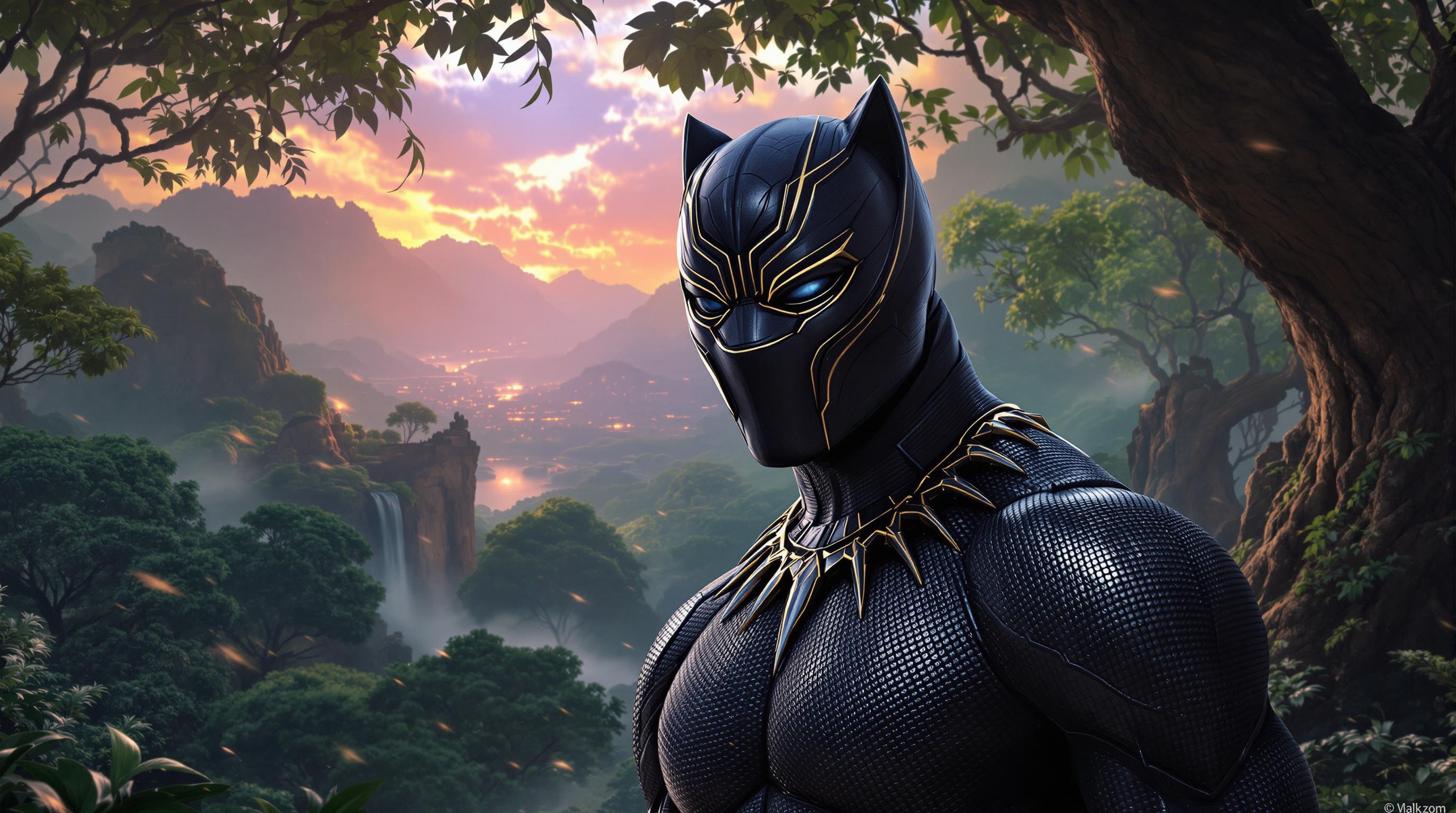 Powerful Black Panther Image