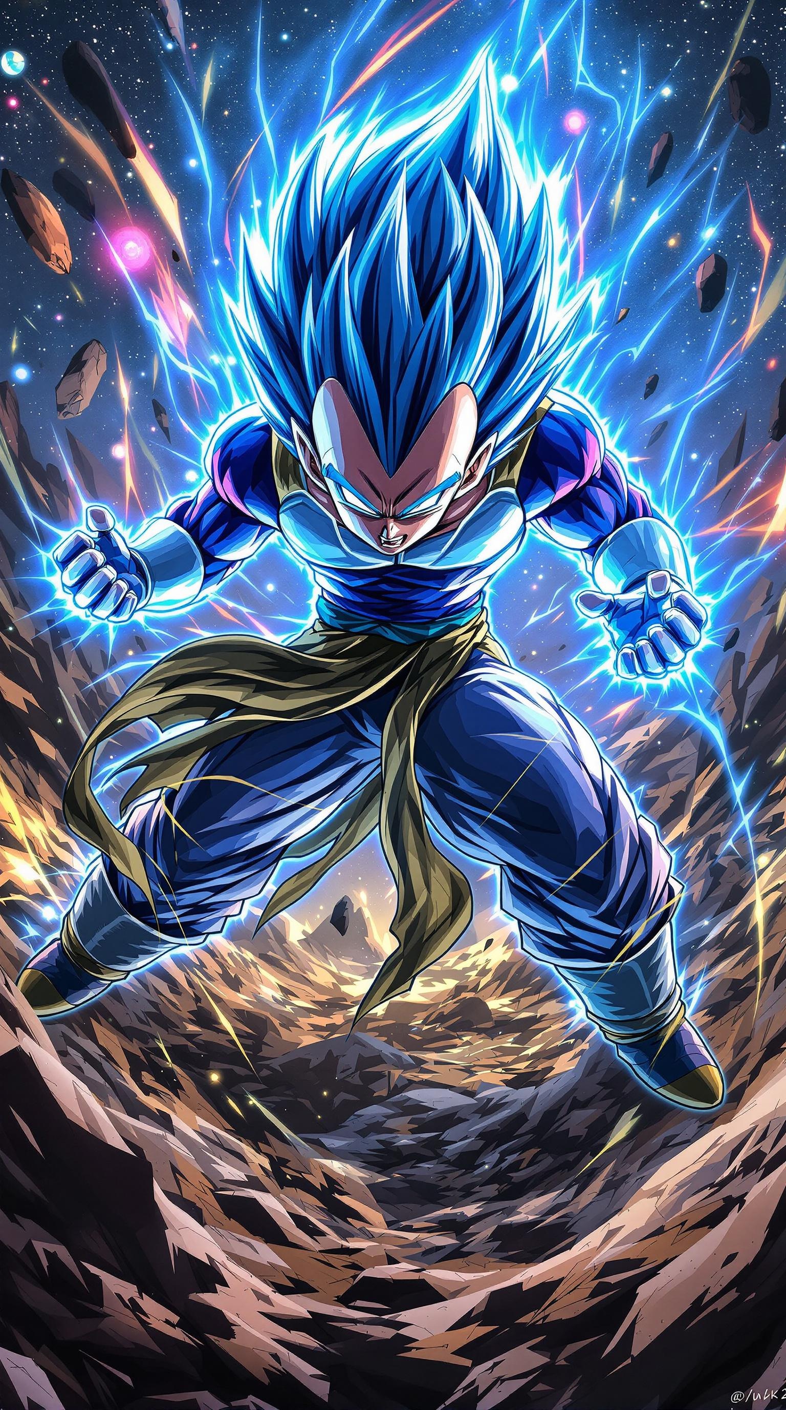 Powerful Vegeta DBZ Wallpaper