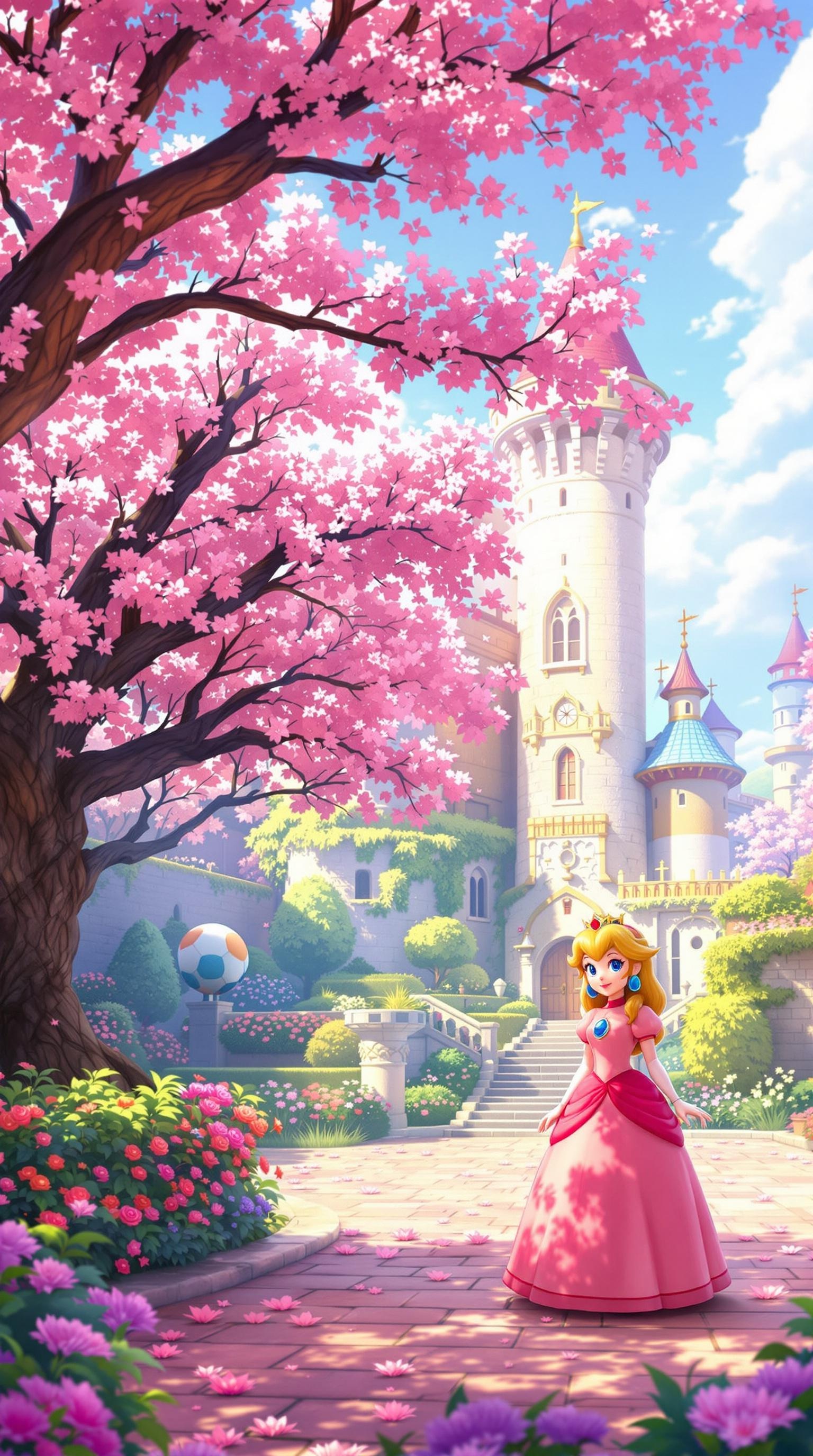 Princess Peach Blossom Wallpaper