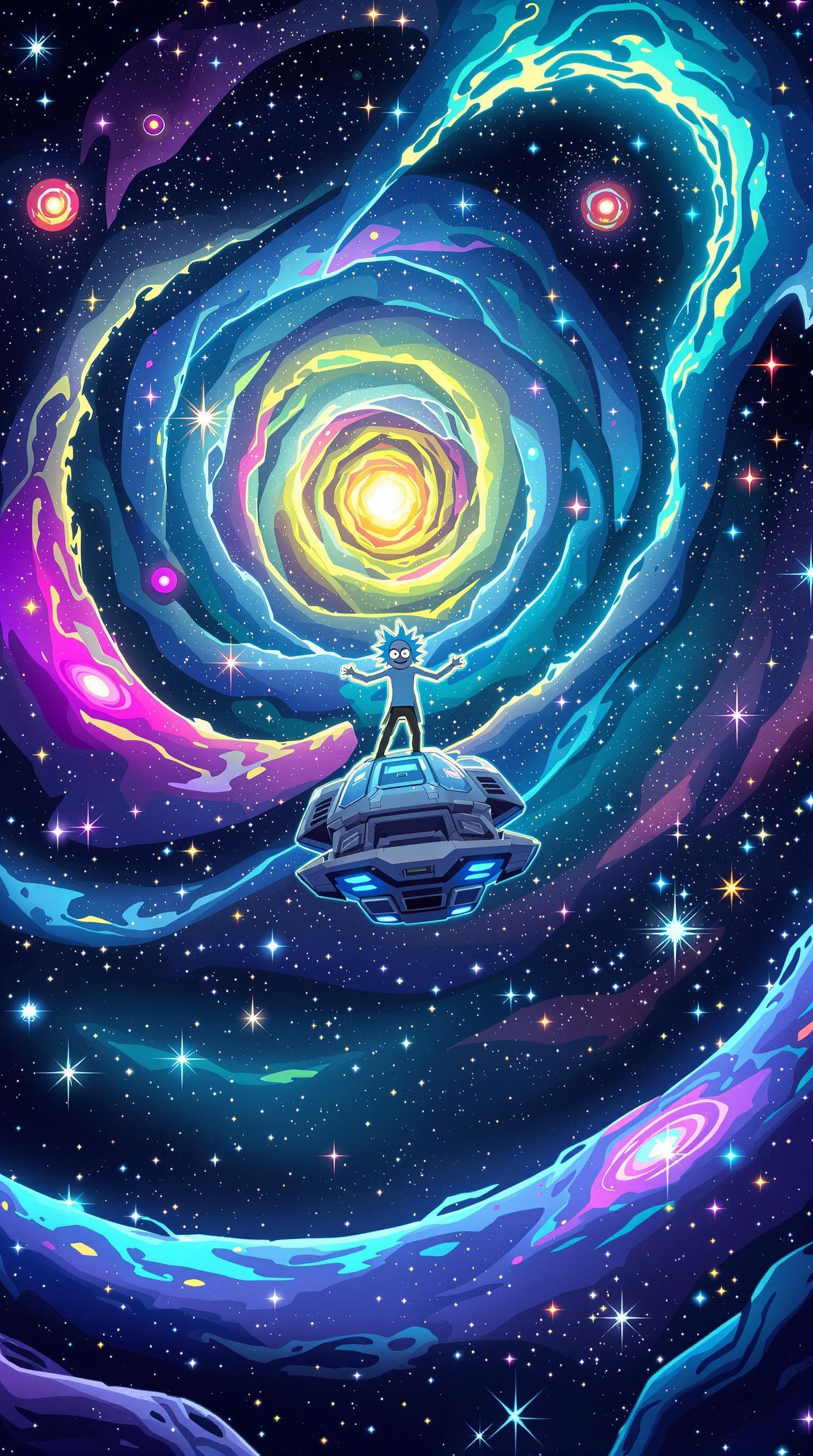 Psychedelic Rick Sanchez
