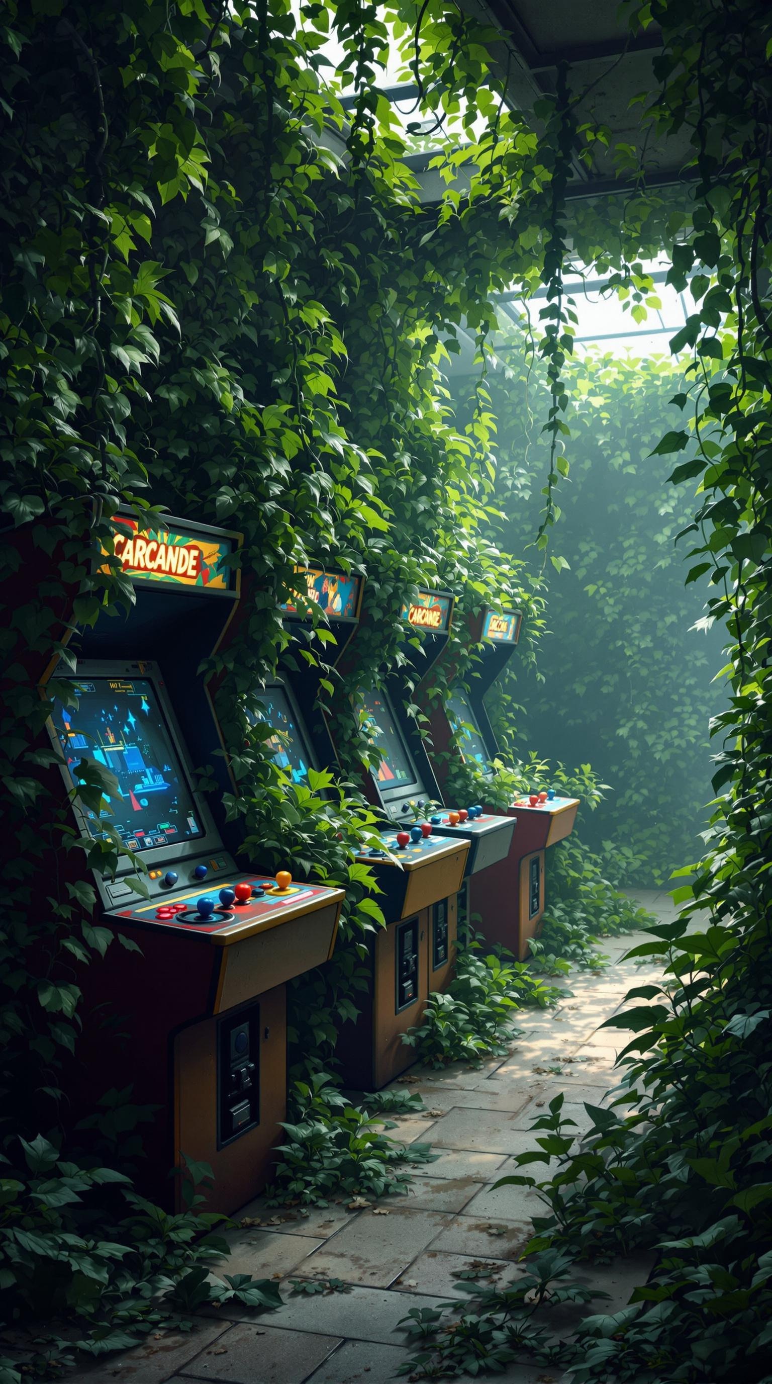 Retro Abandoned Arcade