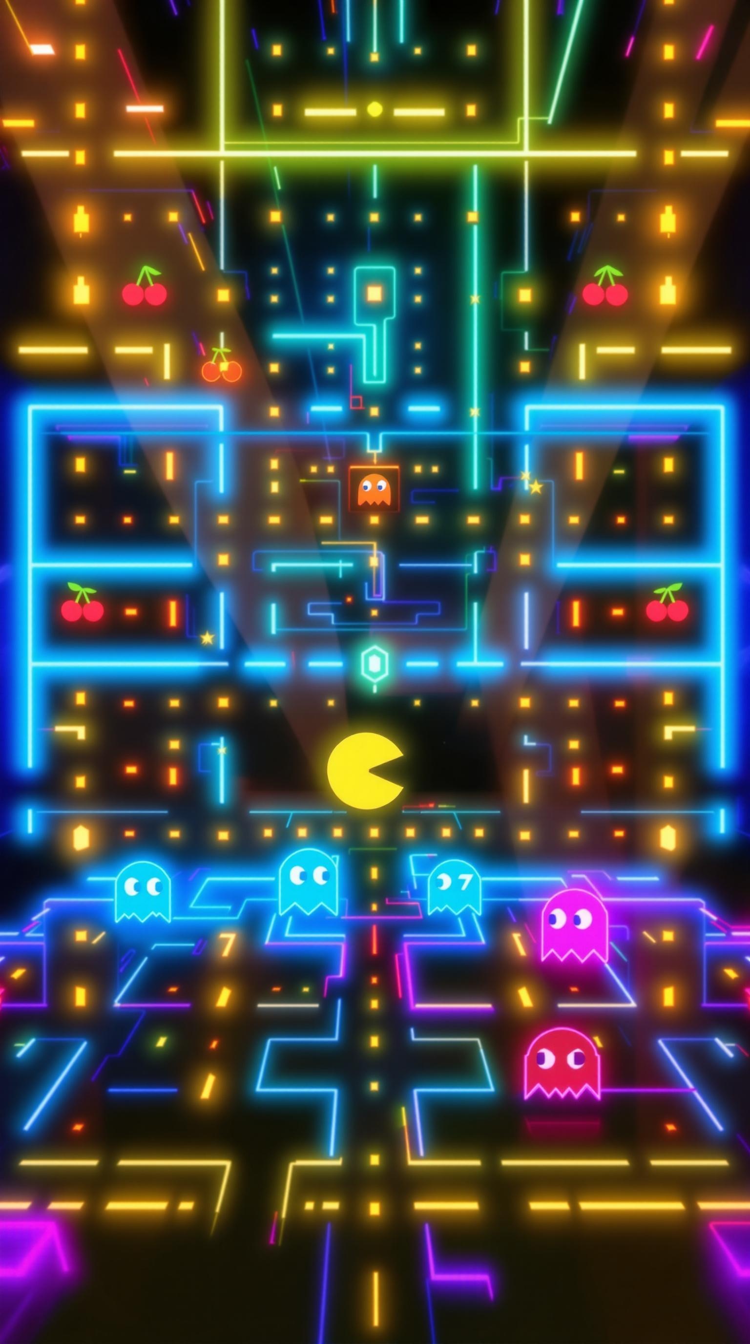 Retro Pac-Man Arcade Glow