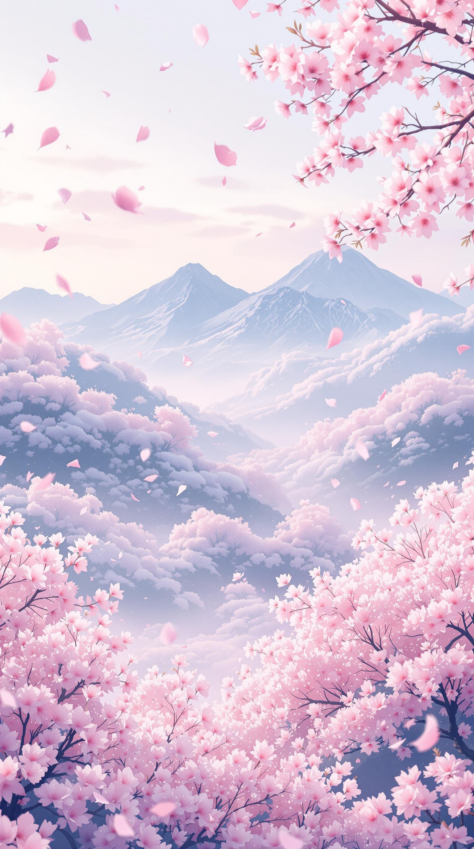 Sakura Mountain Blooms