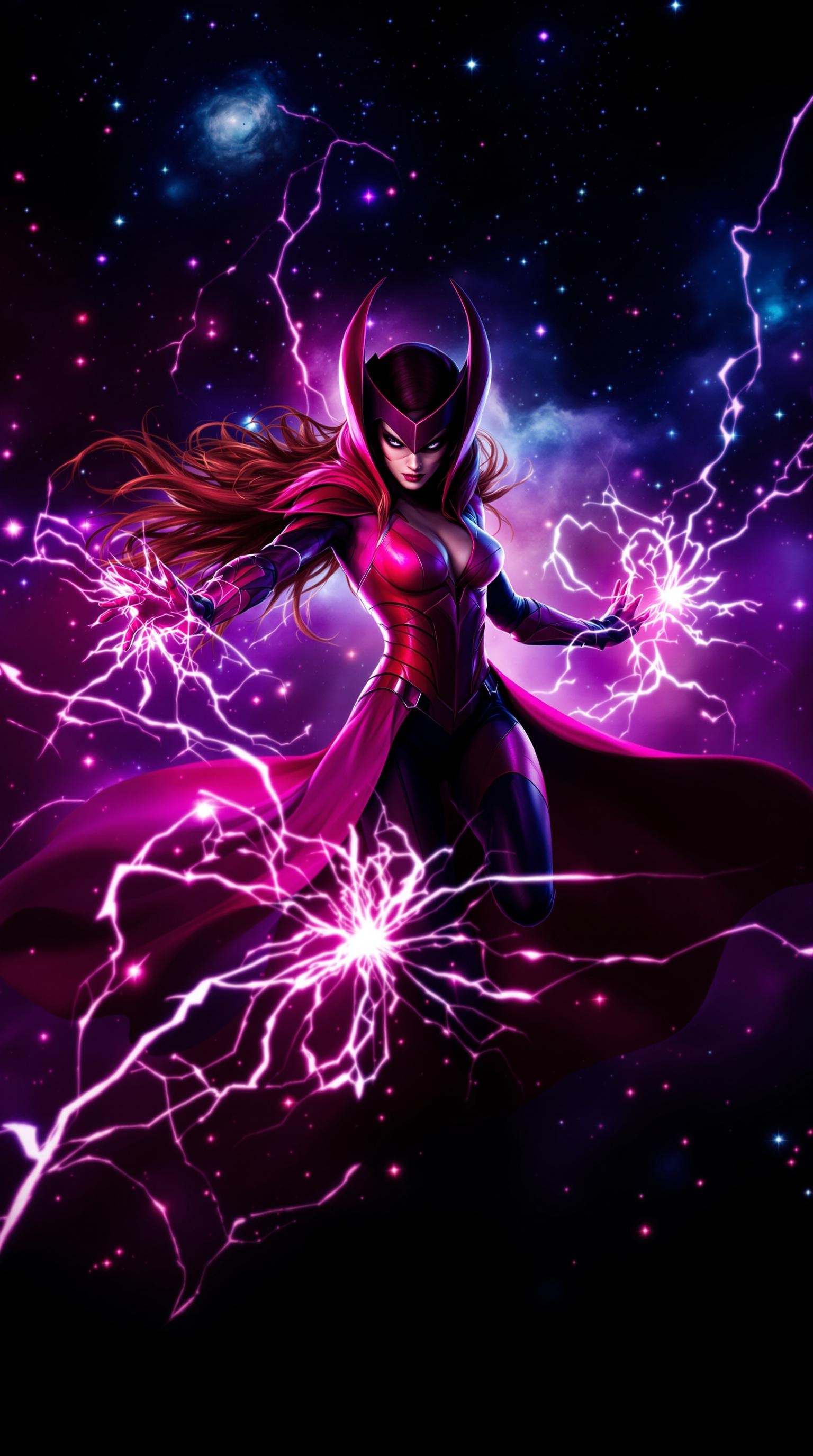 Scarlet Witch 4K Wallpaper