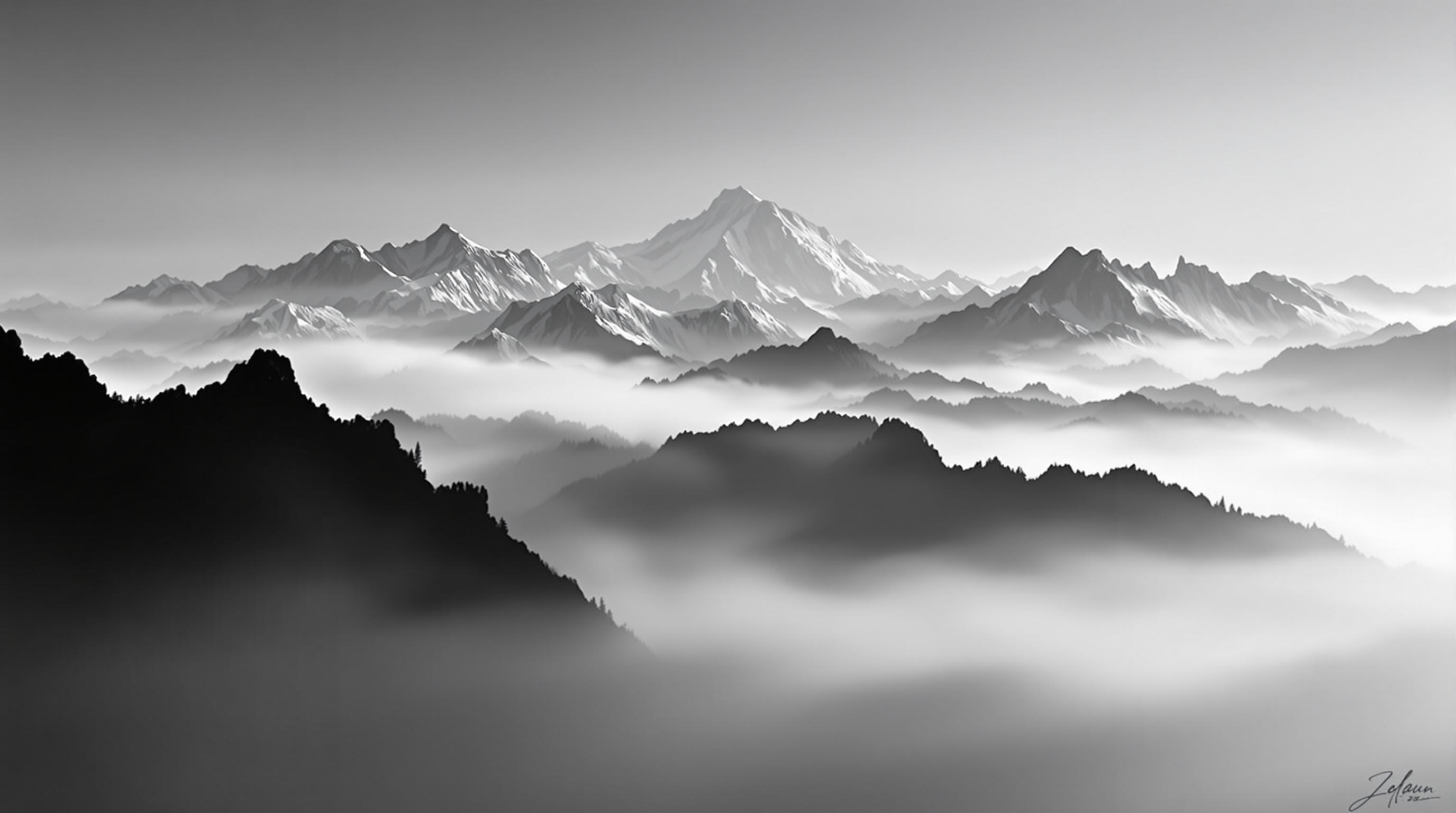 Serene Mountain Range