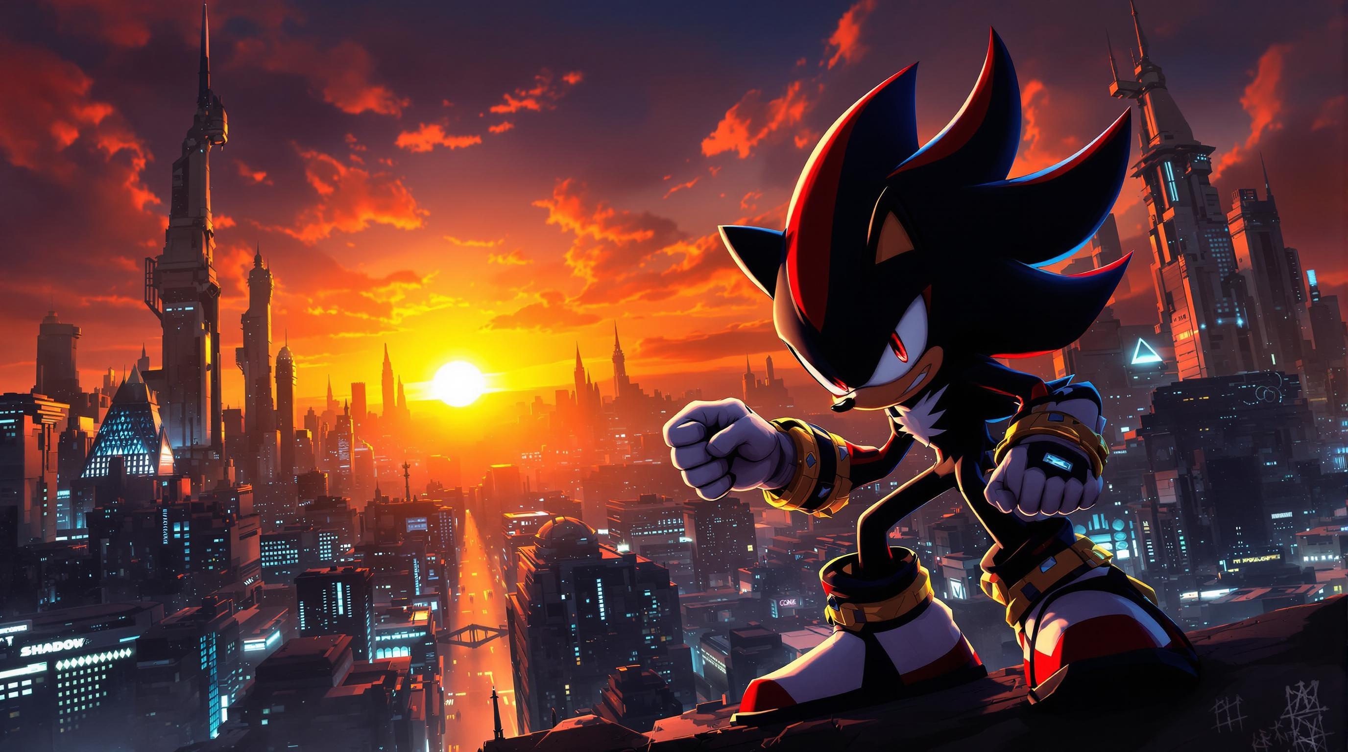 Shadow Hedgehog 4K Wallpaper